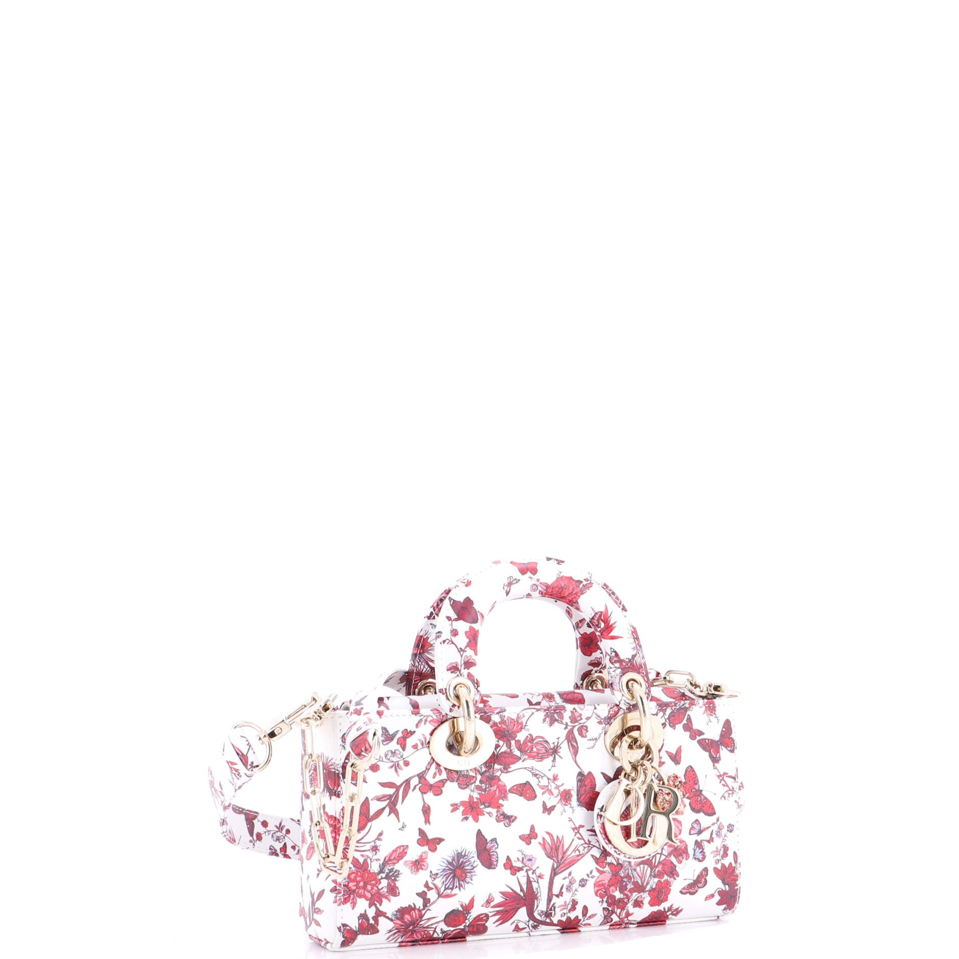 Lady D-Joy Bag Printed Leather Small