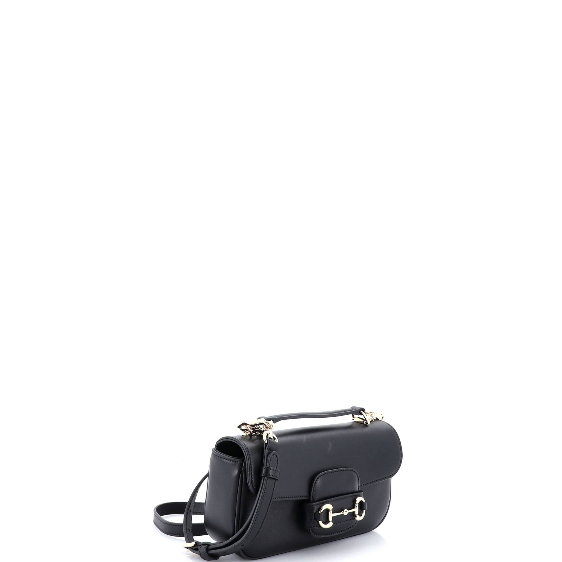 Horsebit 1955 Flap Shoulder Bag Leather East West