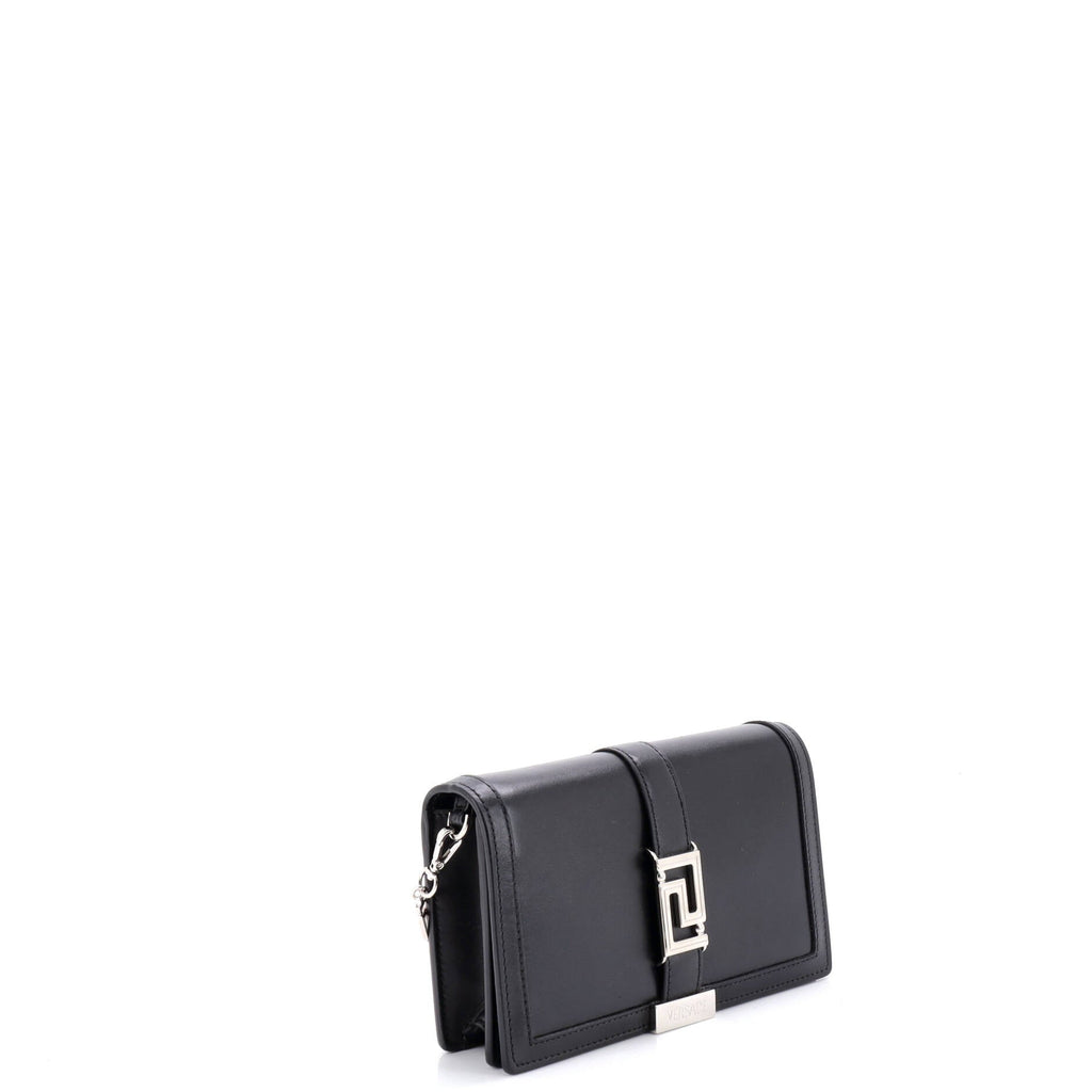 Grecca Goddess Flap Crossbody Bag Leather Mini