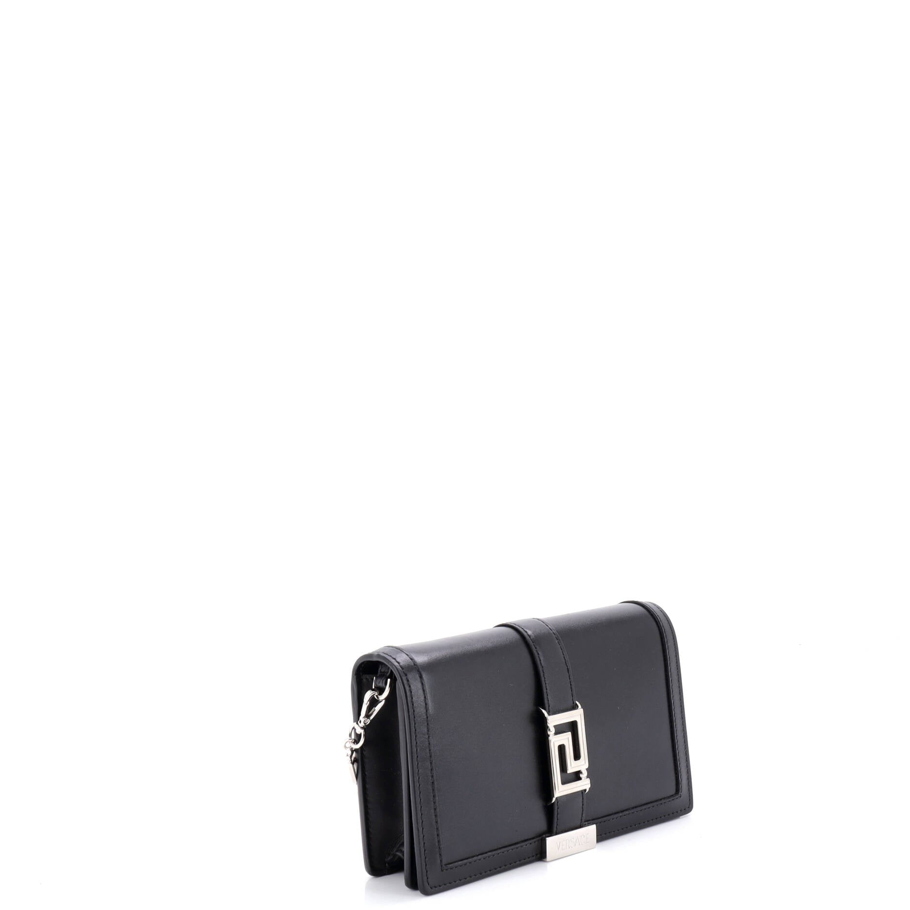 Grecca Goddess Flap Crossbody Bag Leather Mini