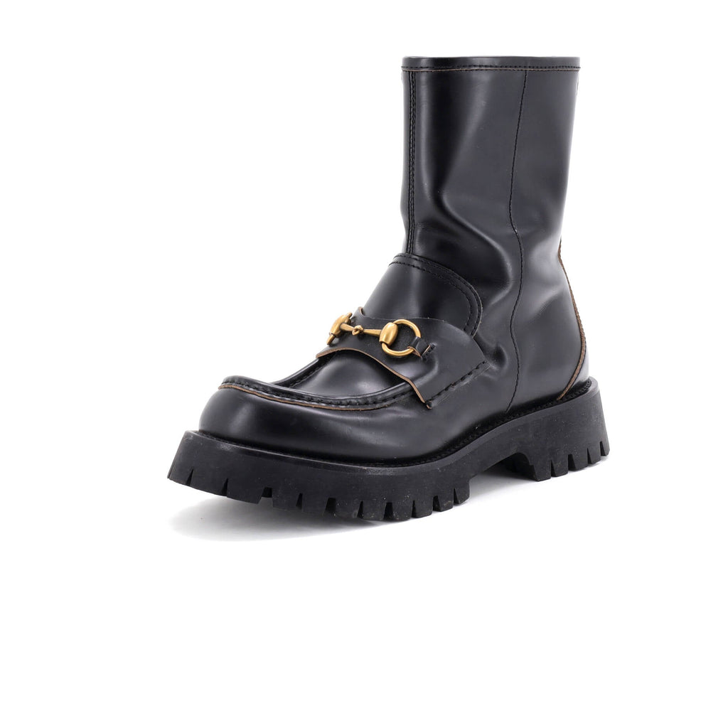Women's Harald Horsebit Platform Ankle Boots Leather