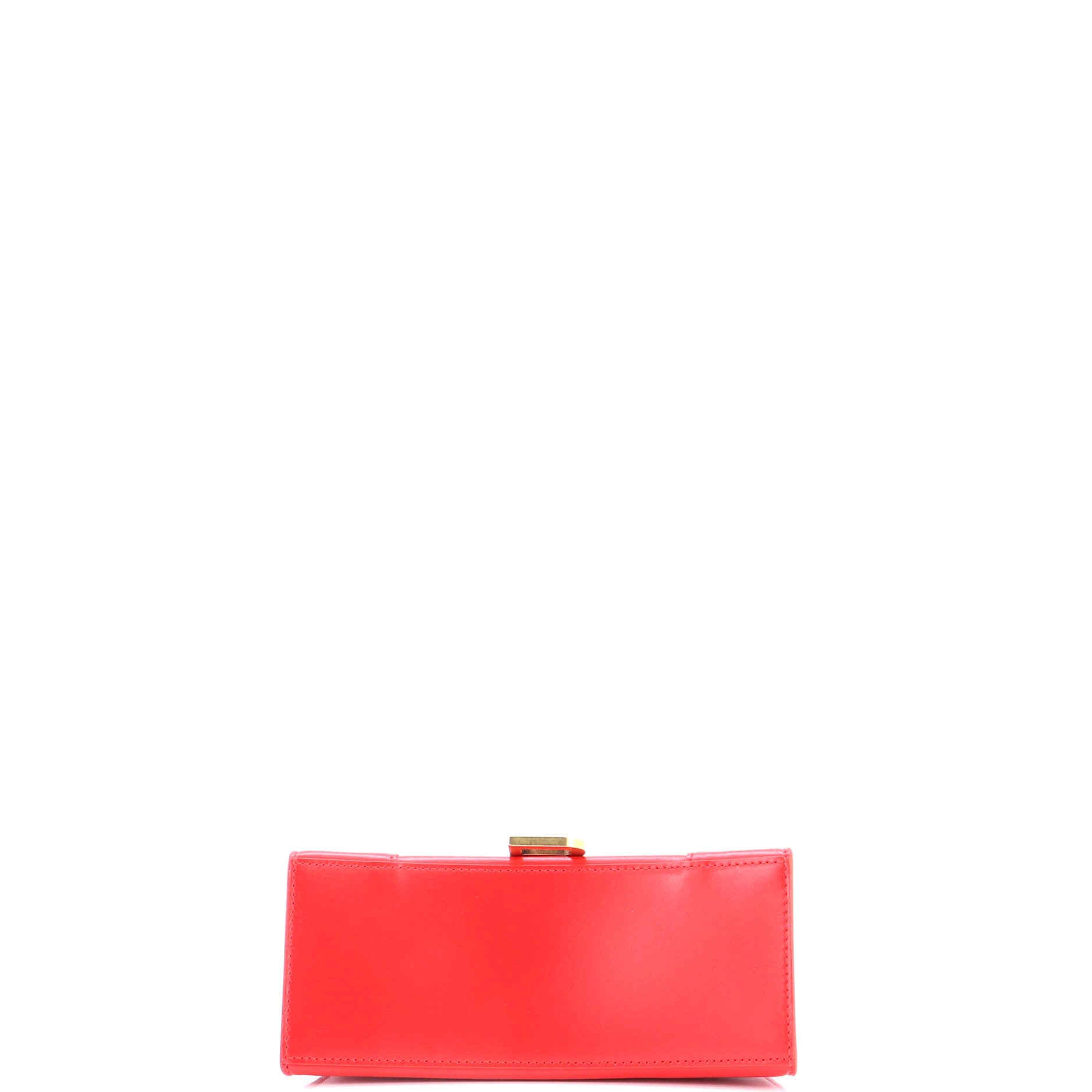 Hourglass Top Handle Bag Leather Small