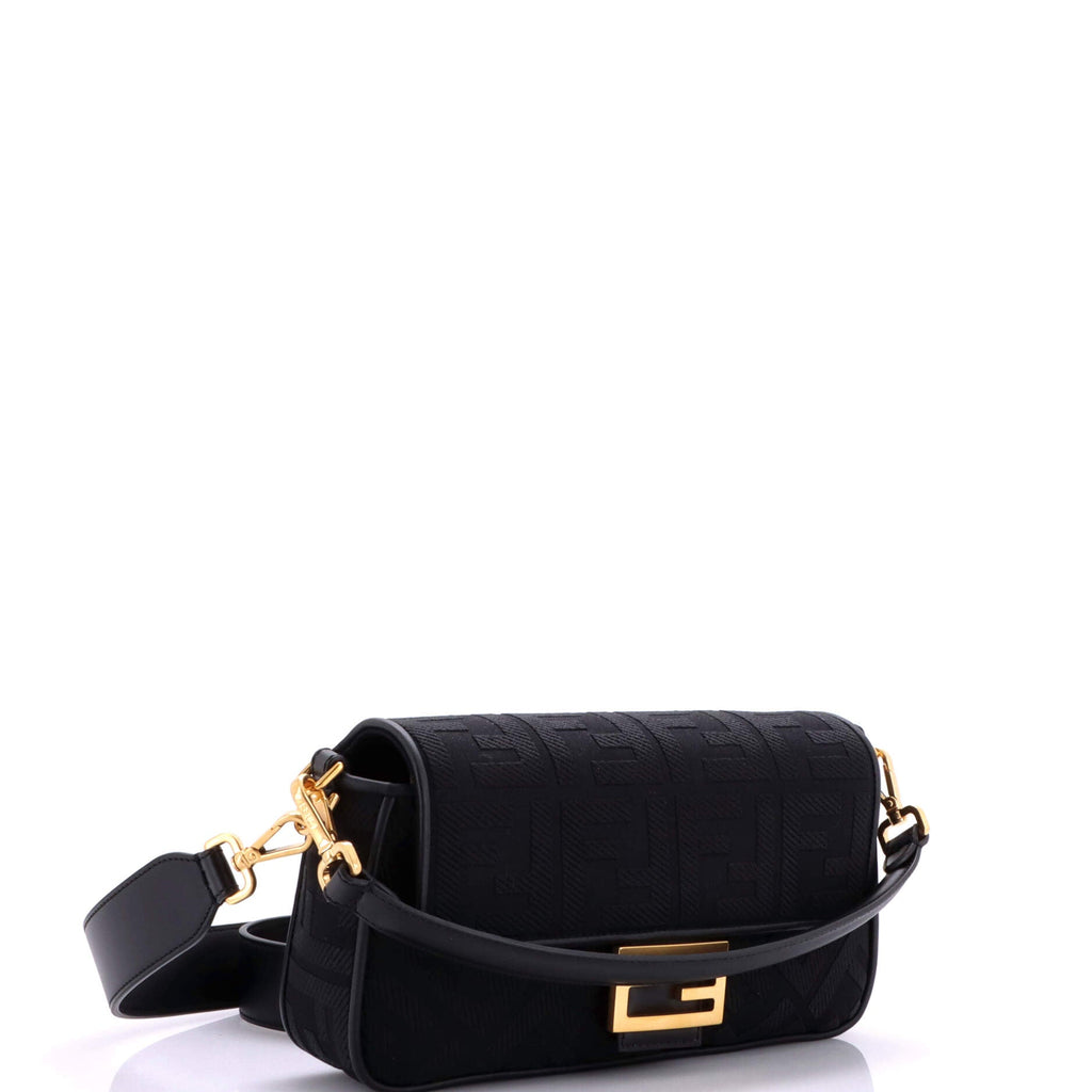 Baguette NM Bag Zucca Embroidered Canvas Medium