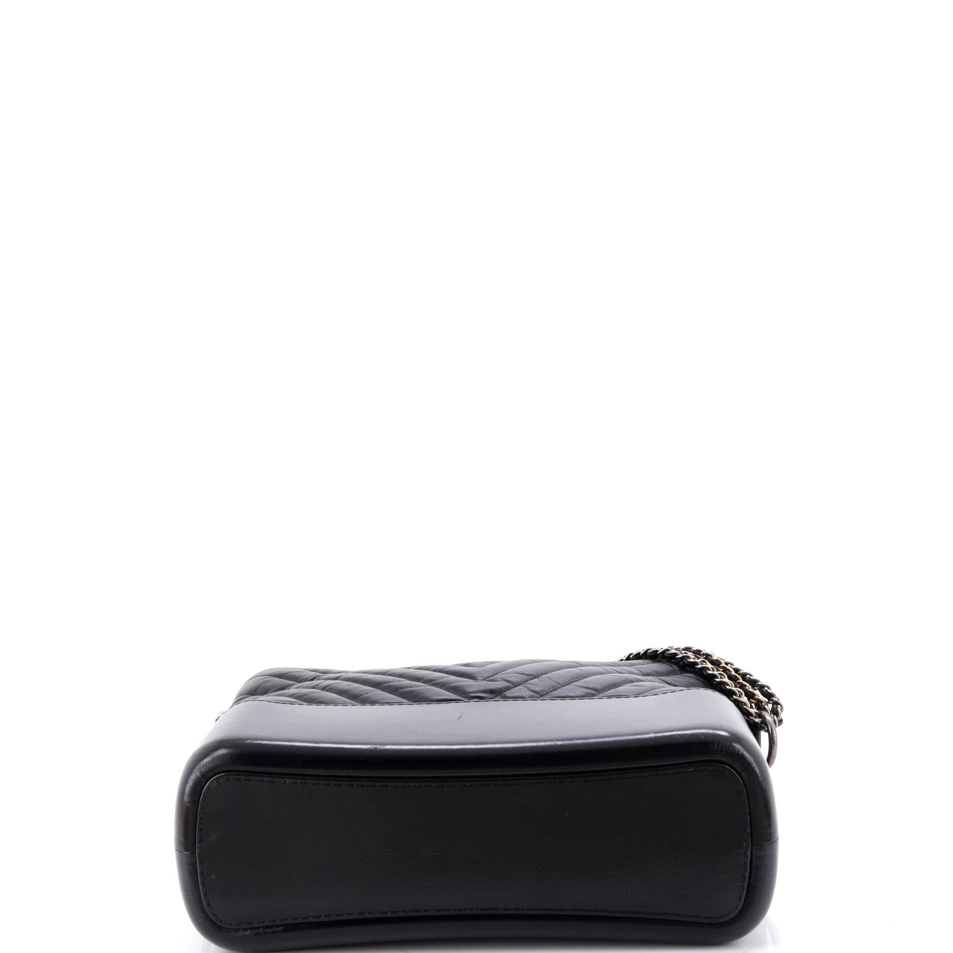 Gabrielle Hobo Chevron Aged Calfskin Medium