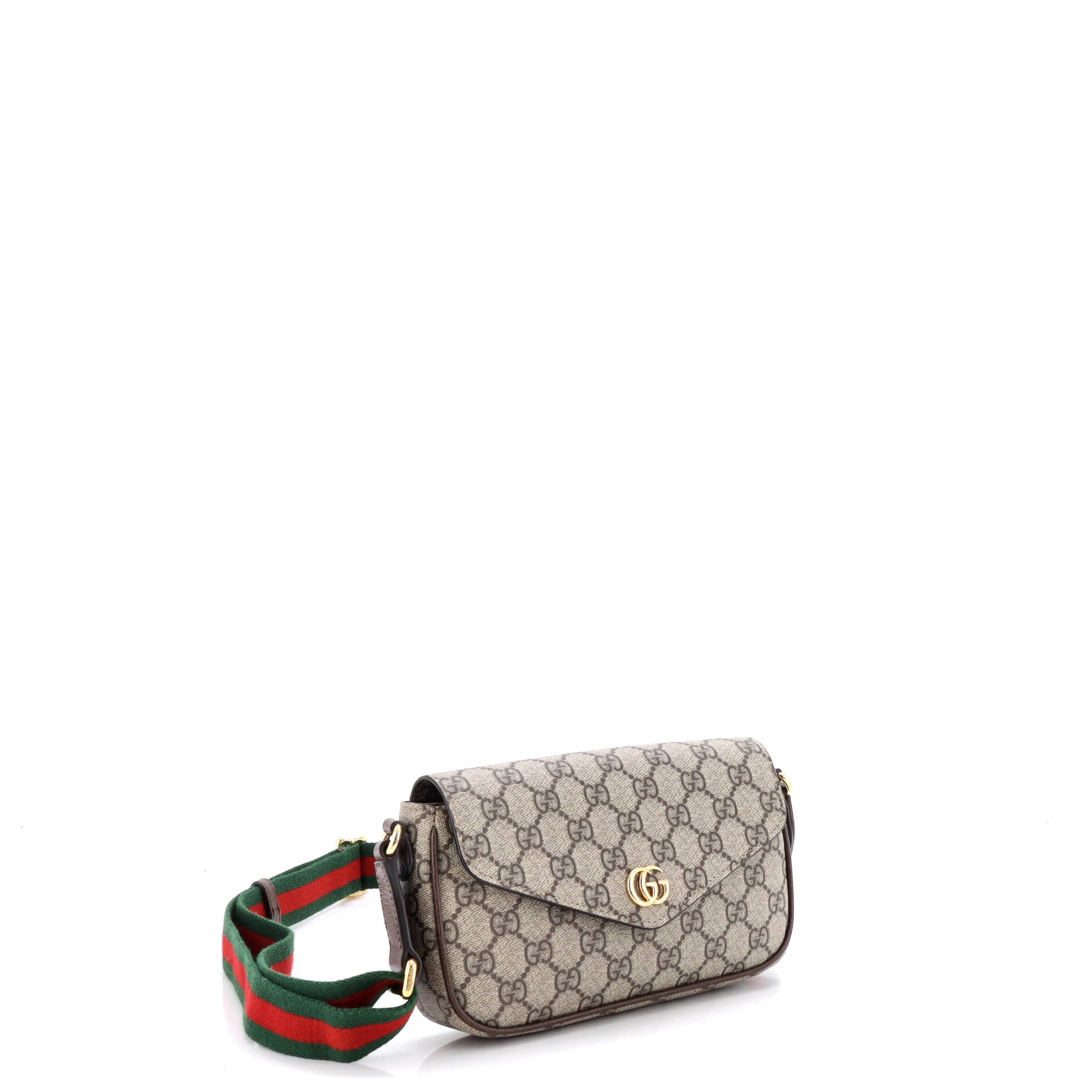 Ophidia Envelope Flap Shoulder Bag GG Coated Canvas Mini
