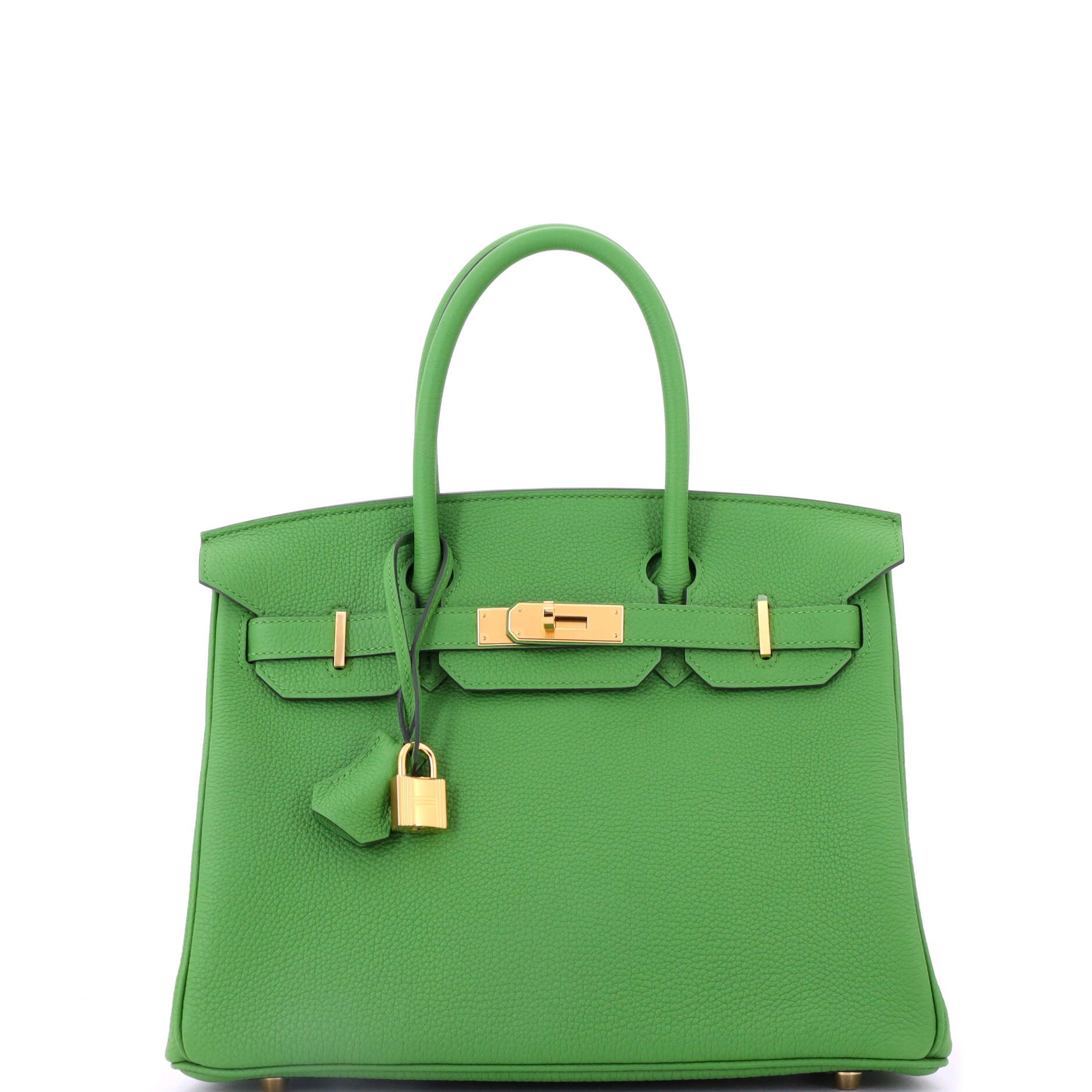Birkin Handbag Vert Yucca Togo with Gold Hardware 30