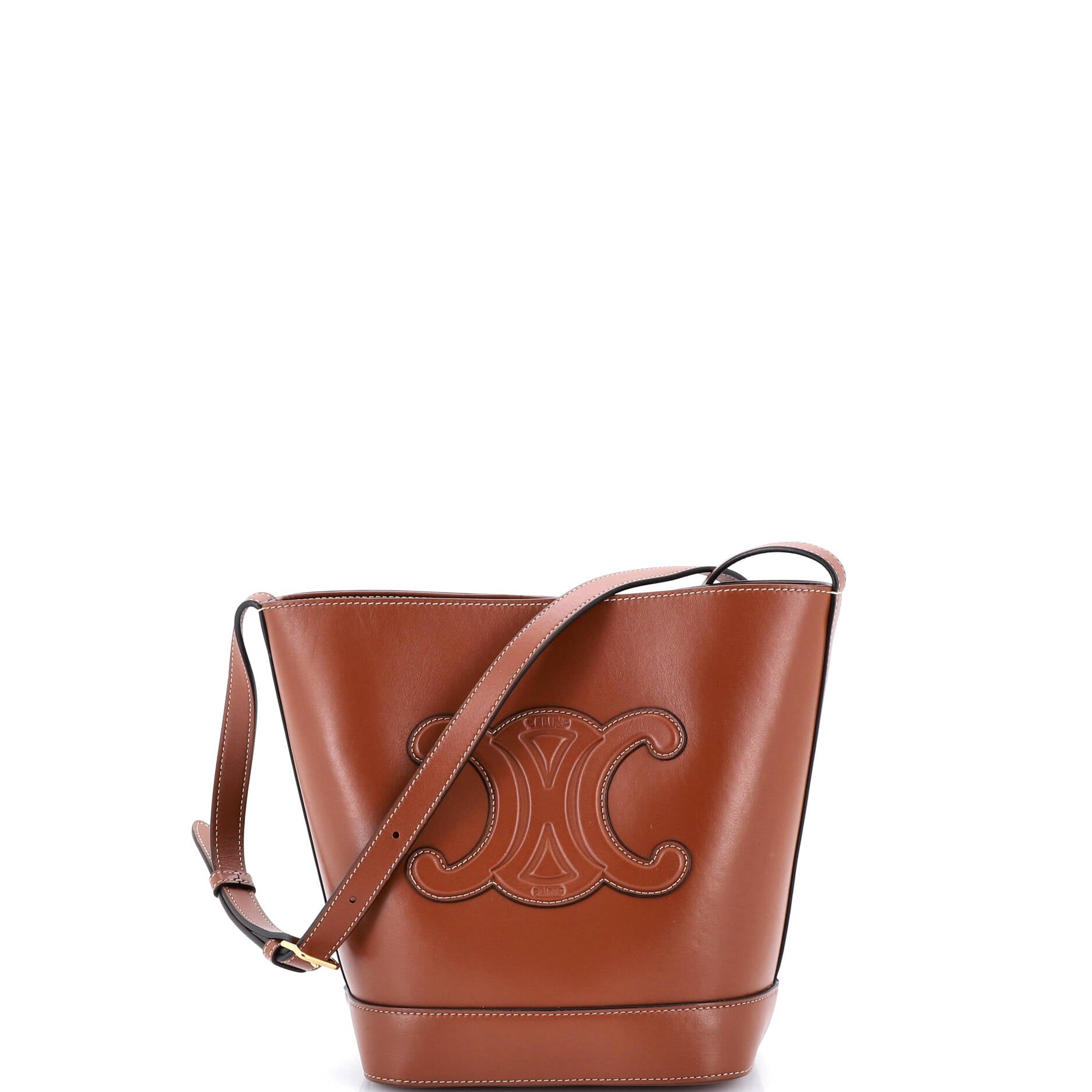 Cuir Triomphe Bucket Bag Leather Small