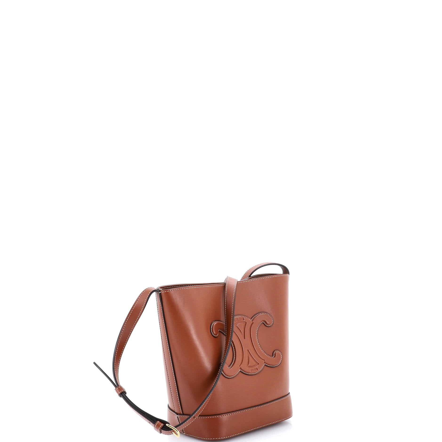 Cuir Triomphe Bucket Bag Leather Small