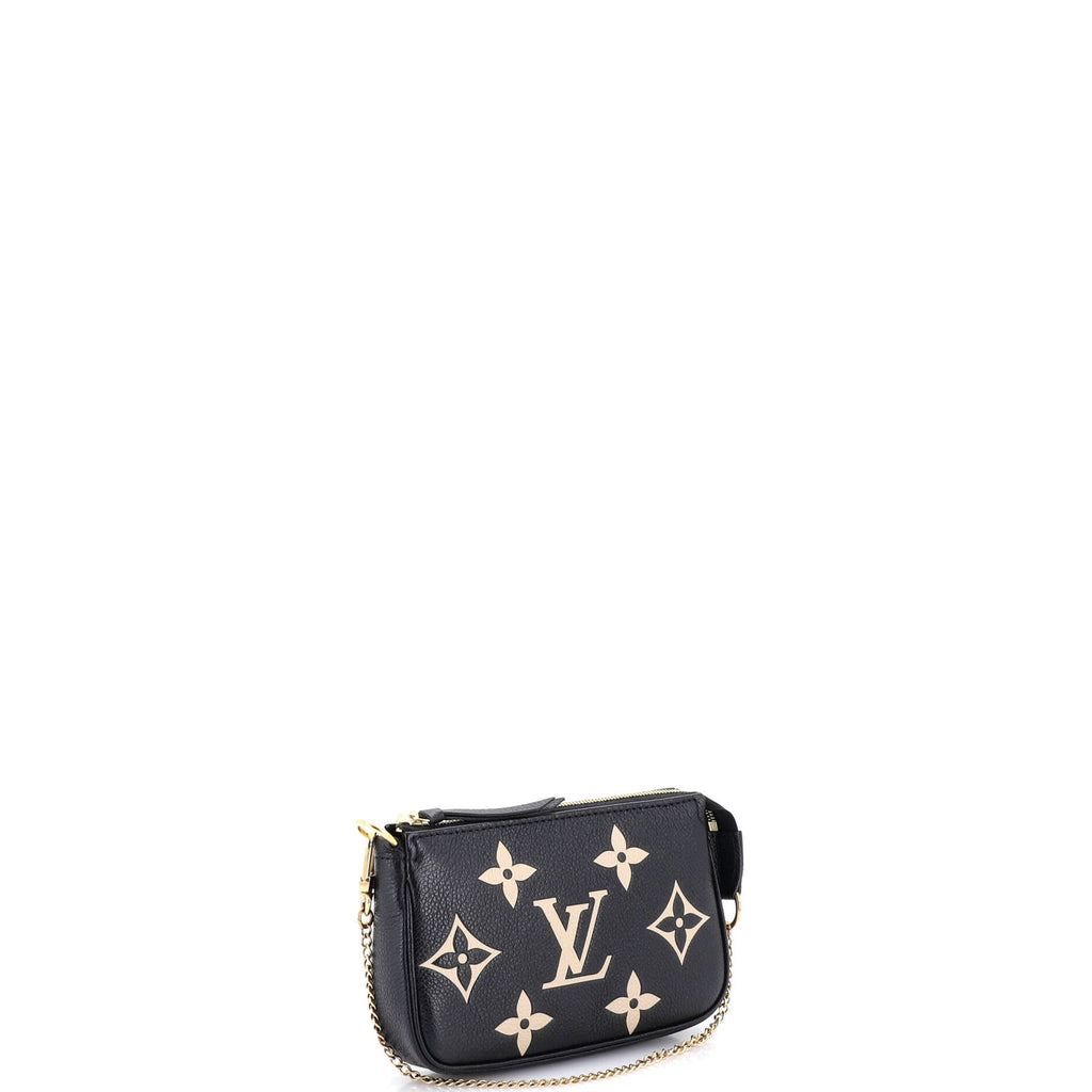 Pochette Accessoires Bicolor Monogram Empreinte Giant Mini