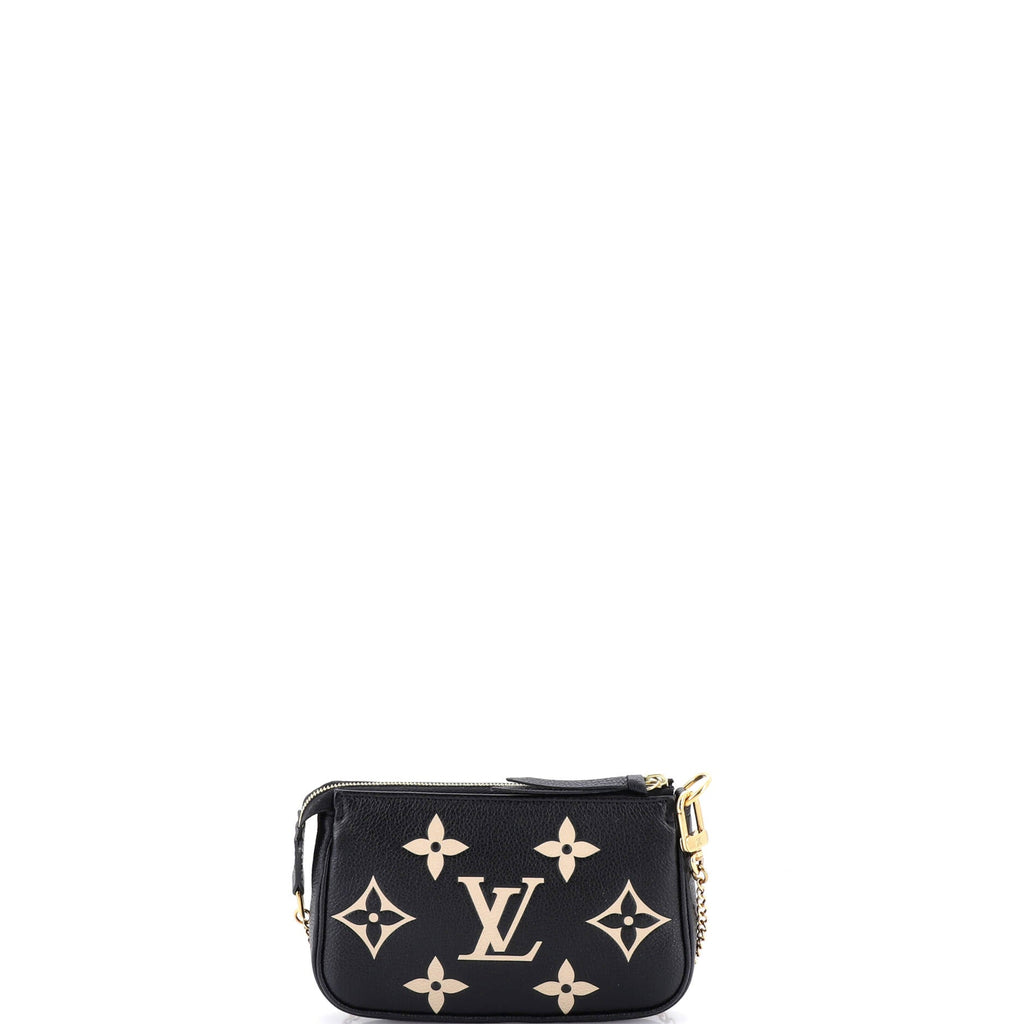 Pochette Accessoires Bicolor Monogram Empreinte Giant Mini