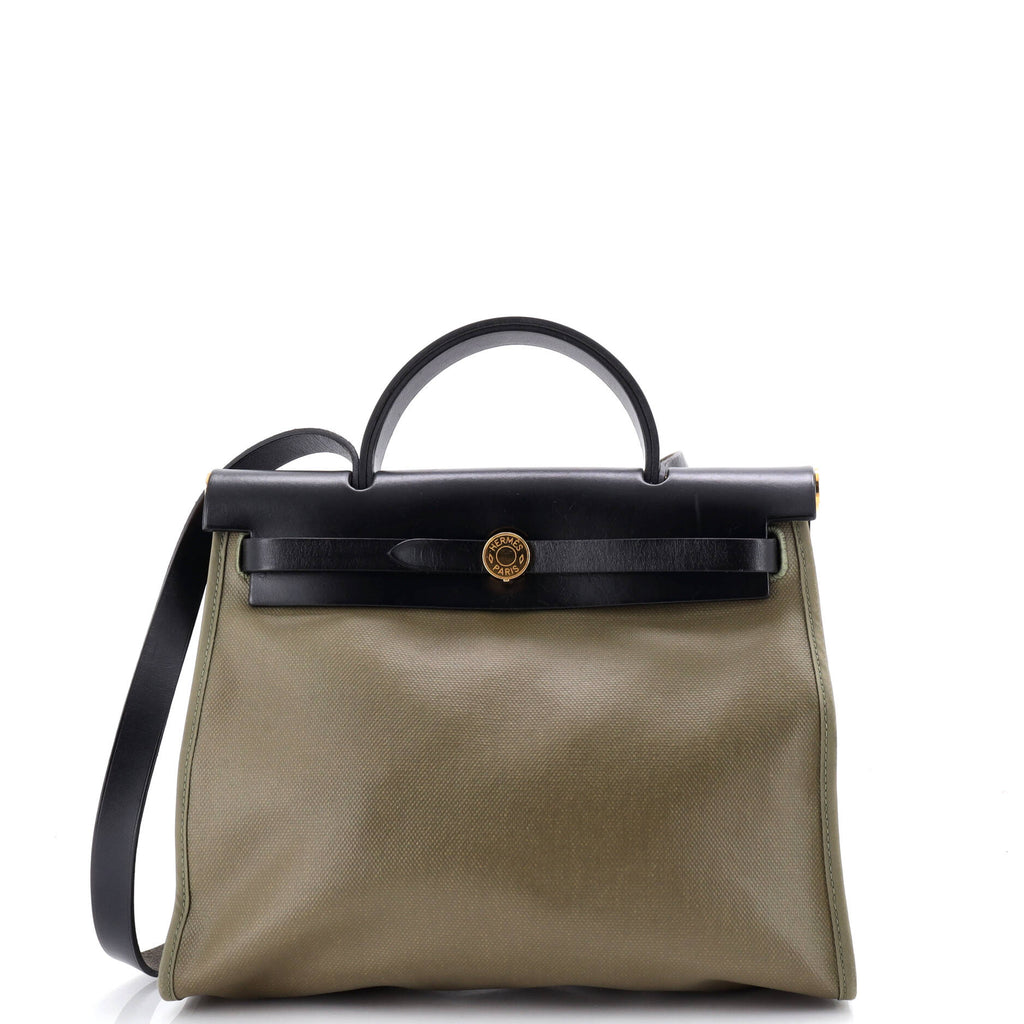 Herbag Zip Leather and Toile 31
