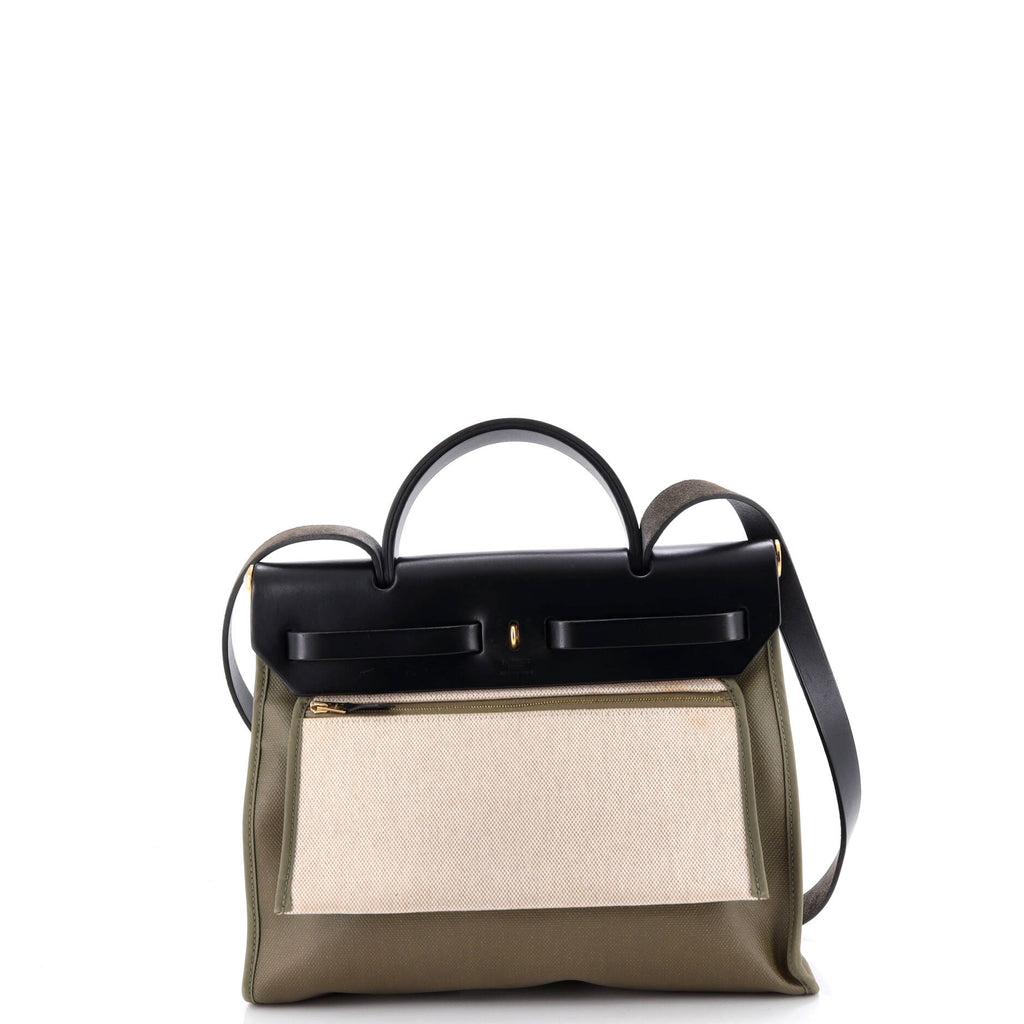 Herbag Zip Leather and Toile 31