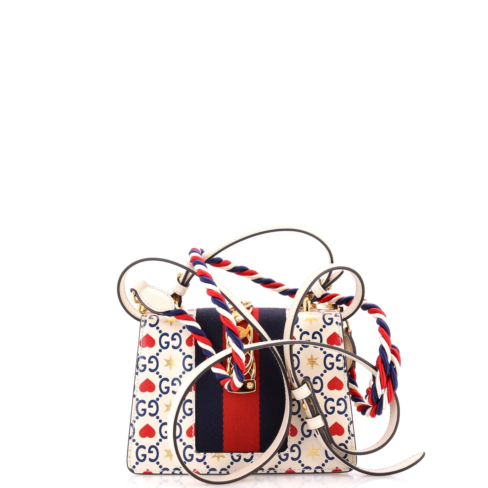 Sylvie Top Handle Bag Limited Edition Valentines GG Printed Leather Mini