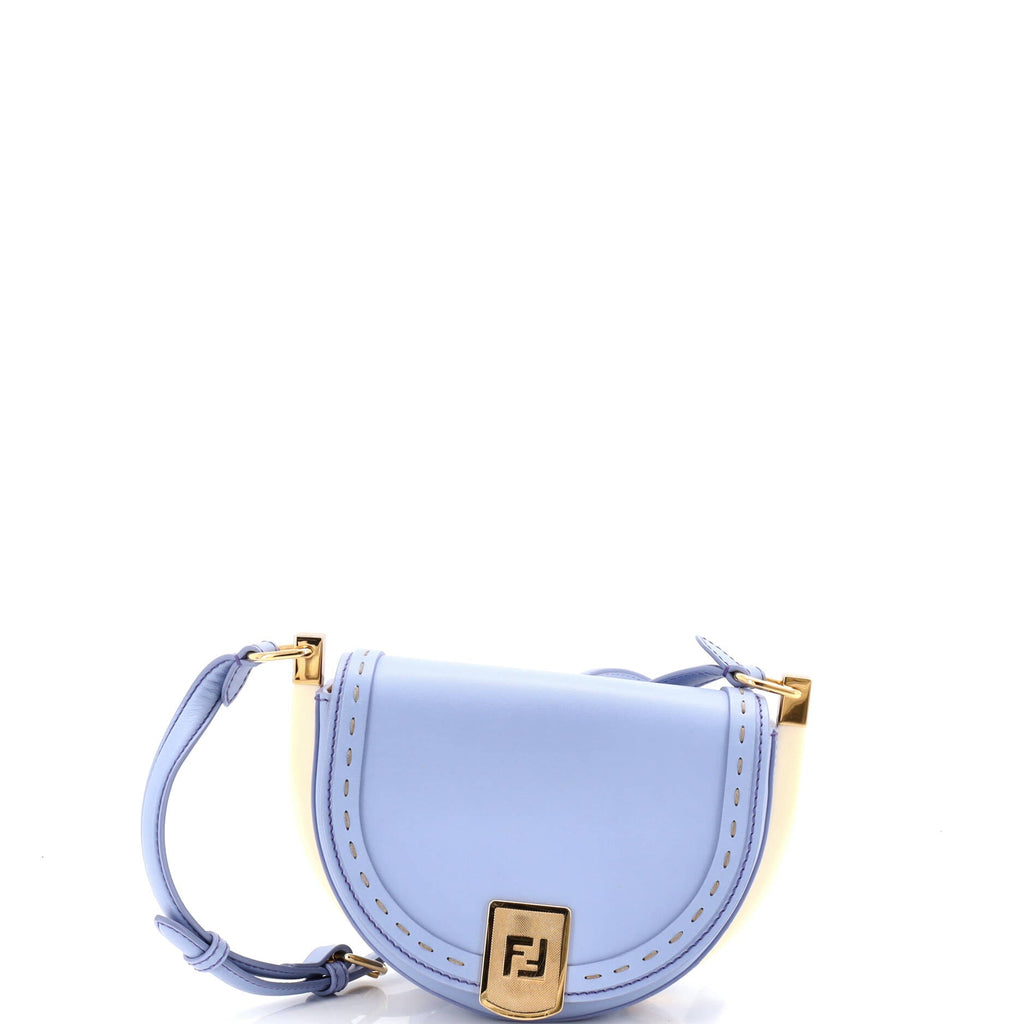 Moonlight Flap Bag Leather with Plexiglass Detail