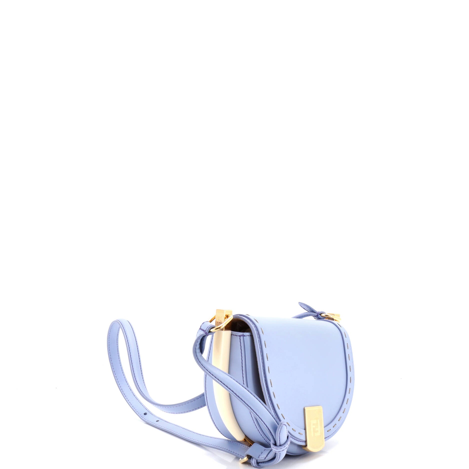 Moonlight Flap Bag Leather with Plexiglass Detail