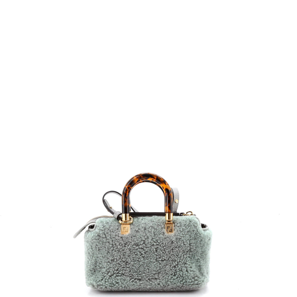 Logo By The Way Top Handle Bag Shearling Mini