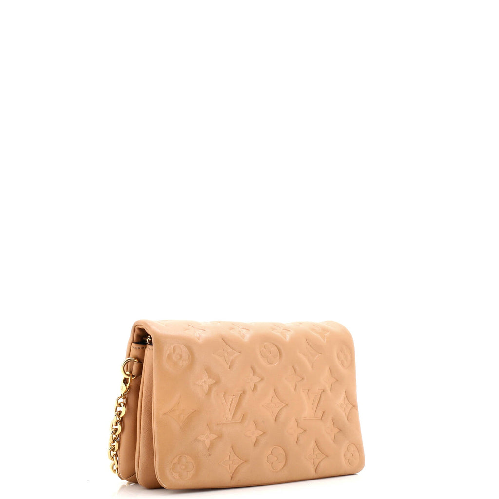Coussin Pochette Monogram Embossed Lambskin