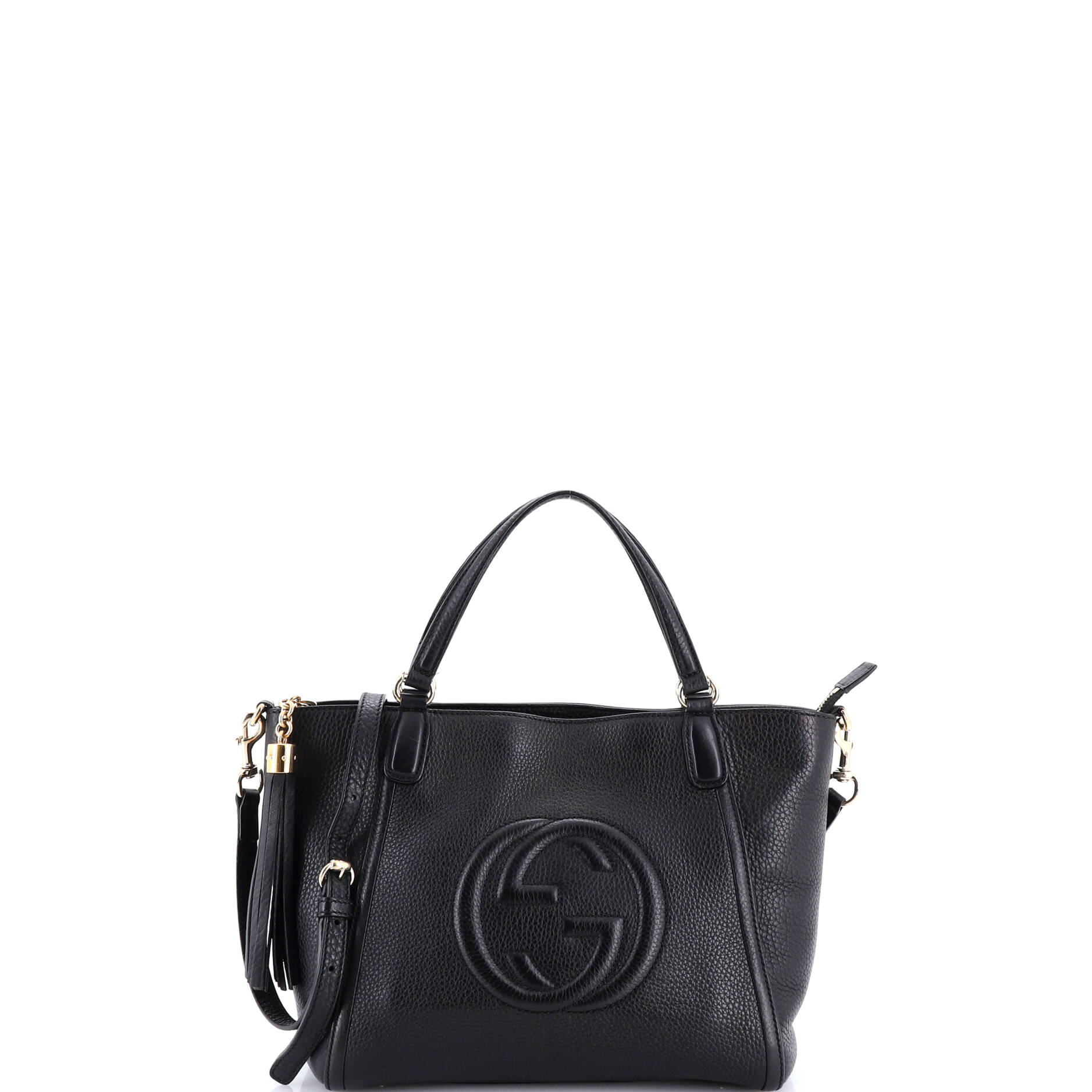 Soho Convertible Top Handle Bag Leather Small