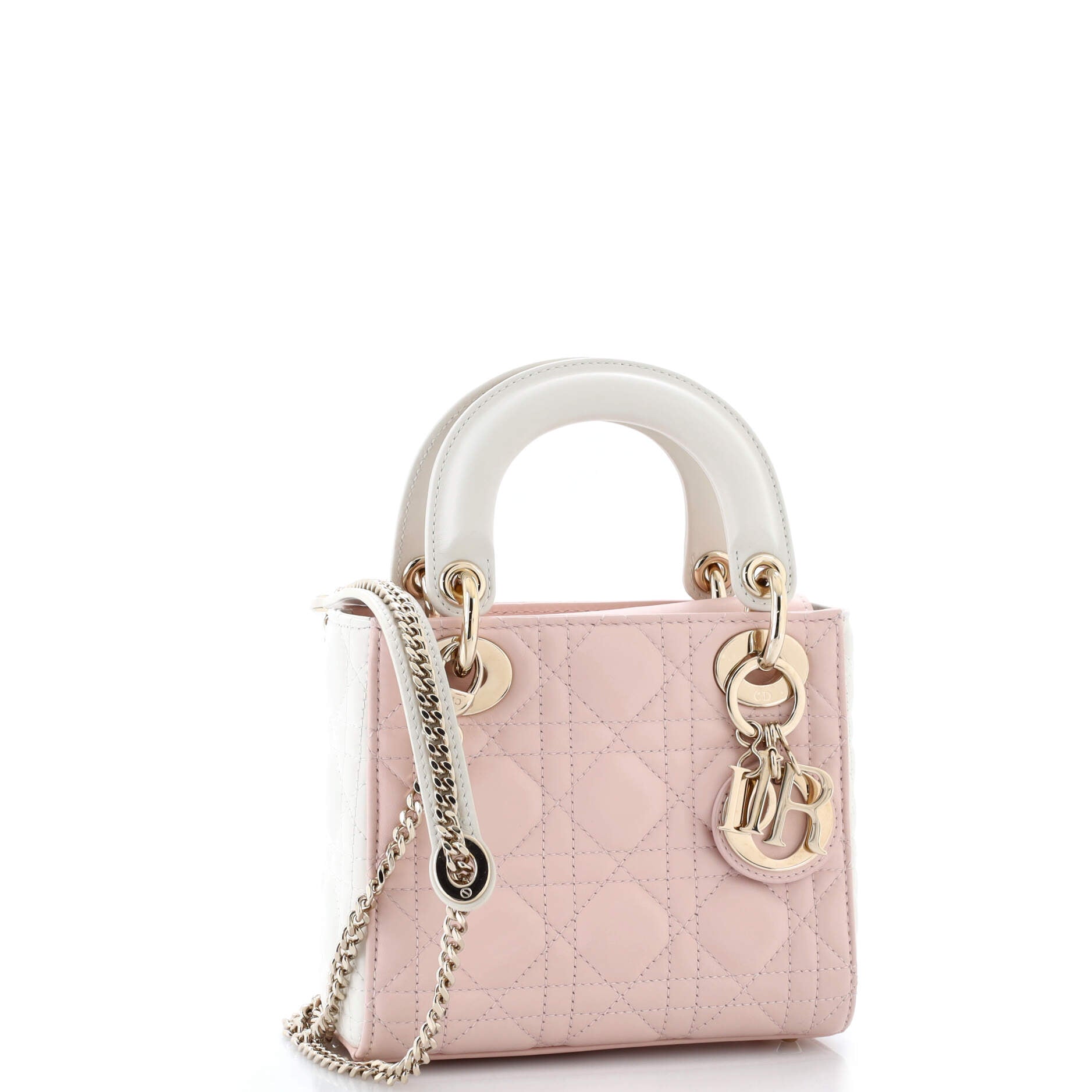 Lady Dior Chain Bag Cannage Quilt Lambskin Mini