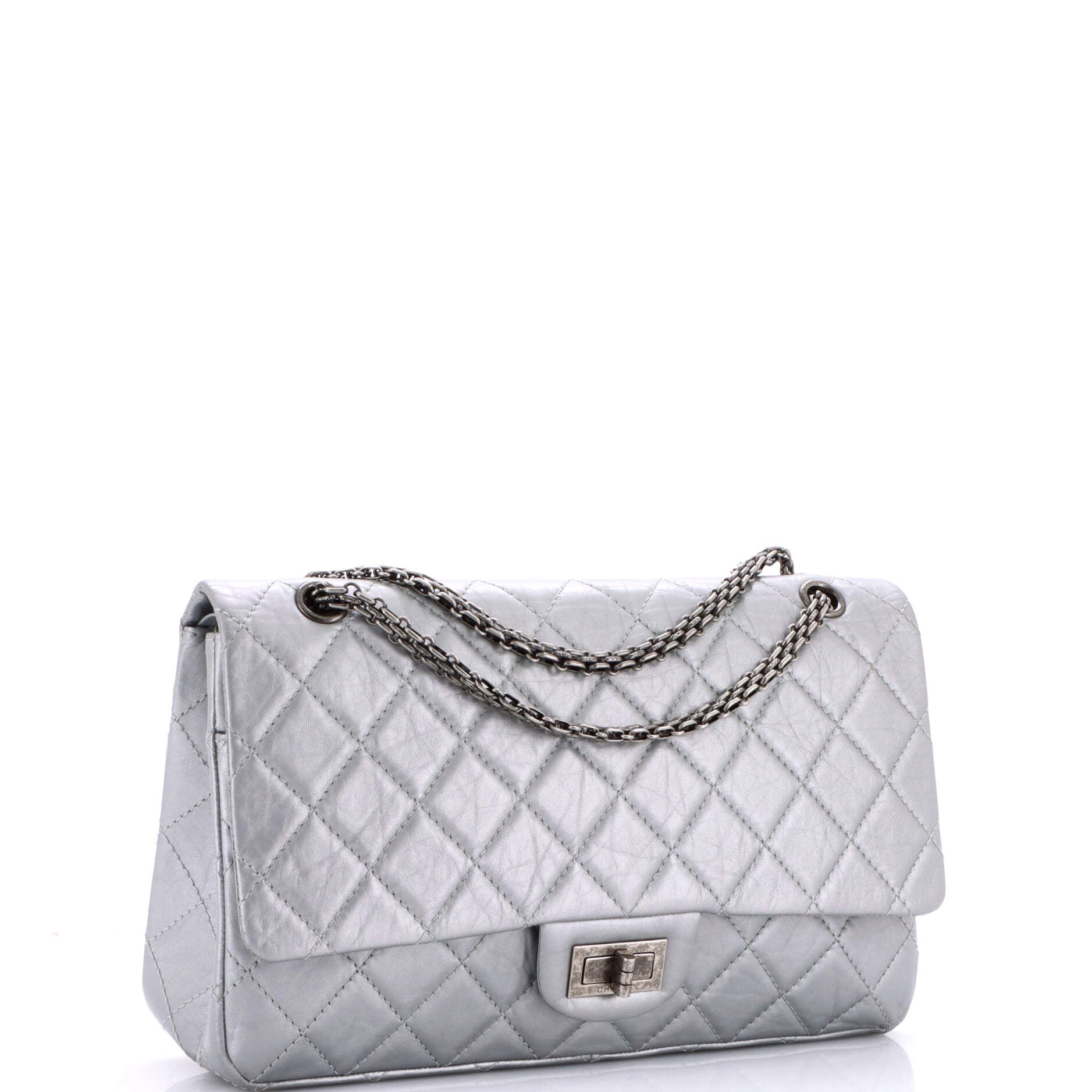 Reissue 2.55 Flap Bag Quilted Aged Calfskin 227