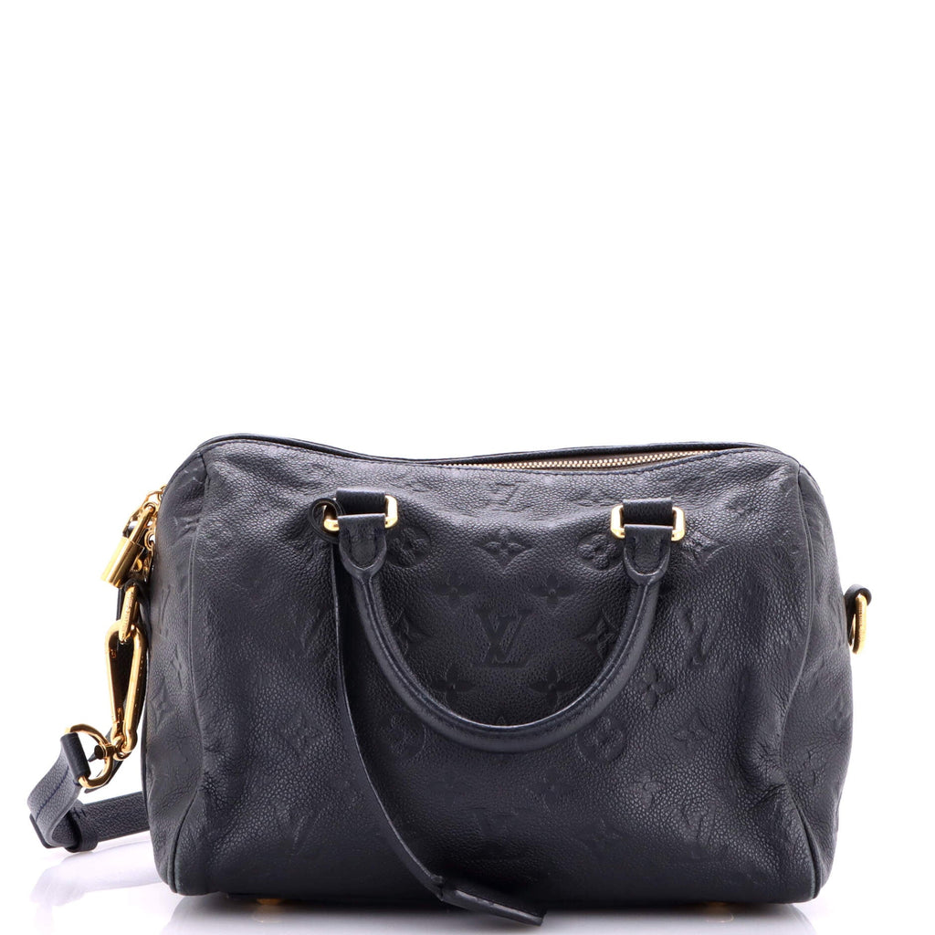 Speedy Bandouliere Bag Monogram Empreinte Leather 25