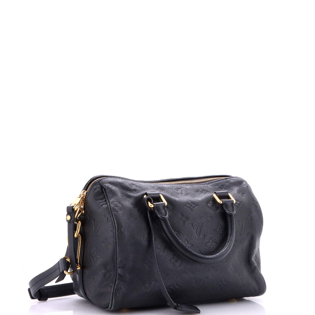 Speedy Bandouliere Bag Monogram Empreinte Leather 25