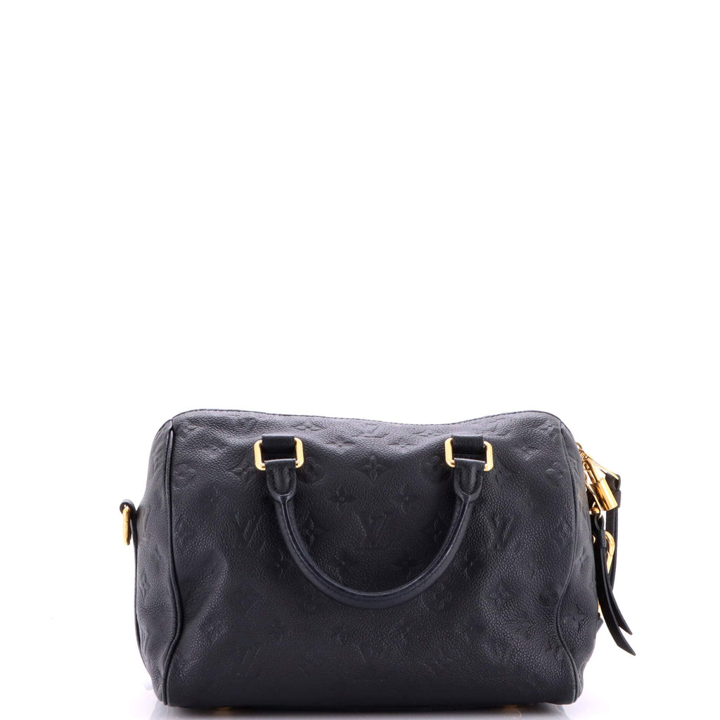 Speedy Bandouliere Bag Monogram Empreinte Leather 25
