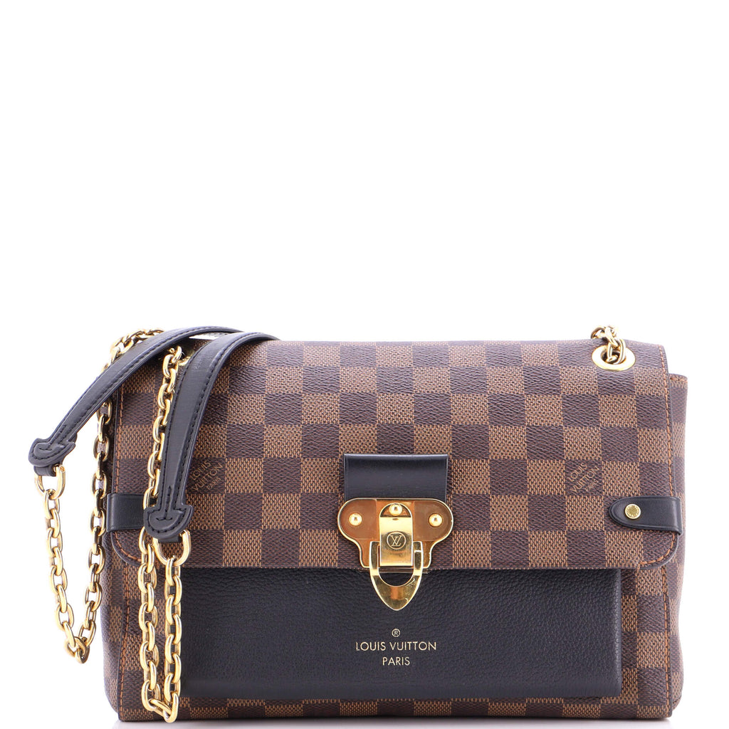Vavin Handbag Damier with Leather PM
