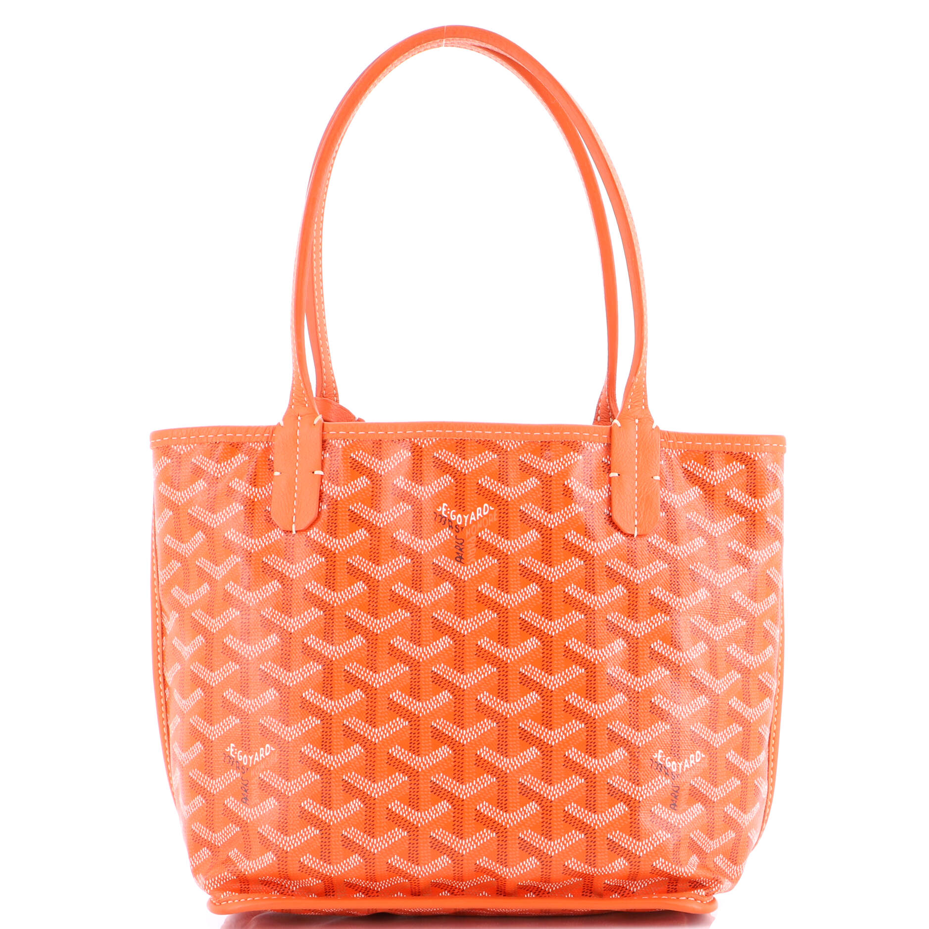 Anjou Reversible Tote Coated Canvas Mini