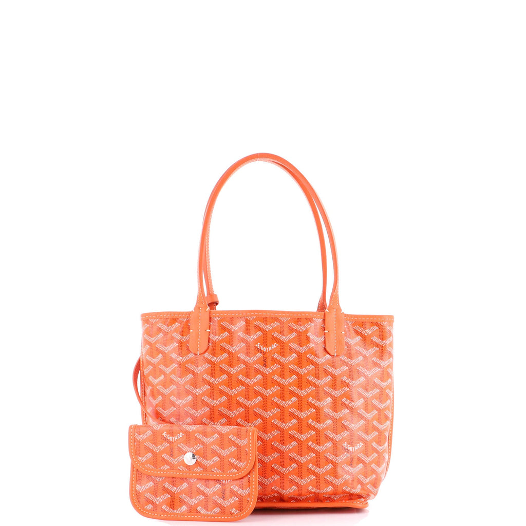 Anjou Reversible Tote Coated Canvas Mini
