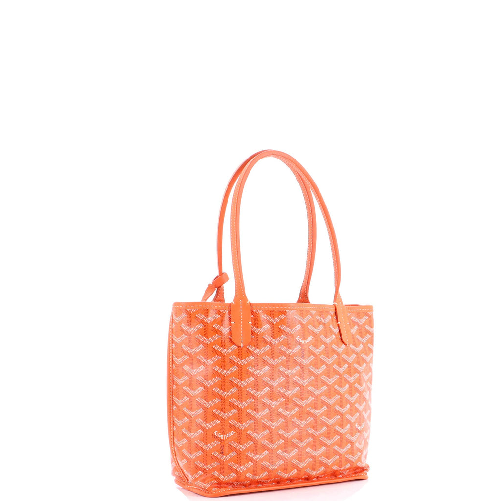 Anjou Reversible Tote Coated Canvas Mini