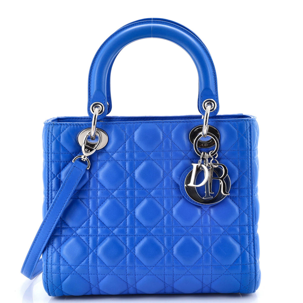 Lady Dior Bag Cannage Quilt Lambskin Medium