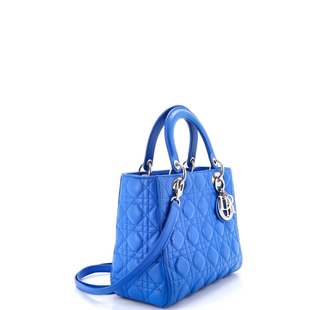 Lady Dior Bag Cannage Quilt Lambskin Medium