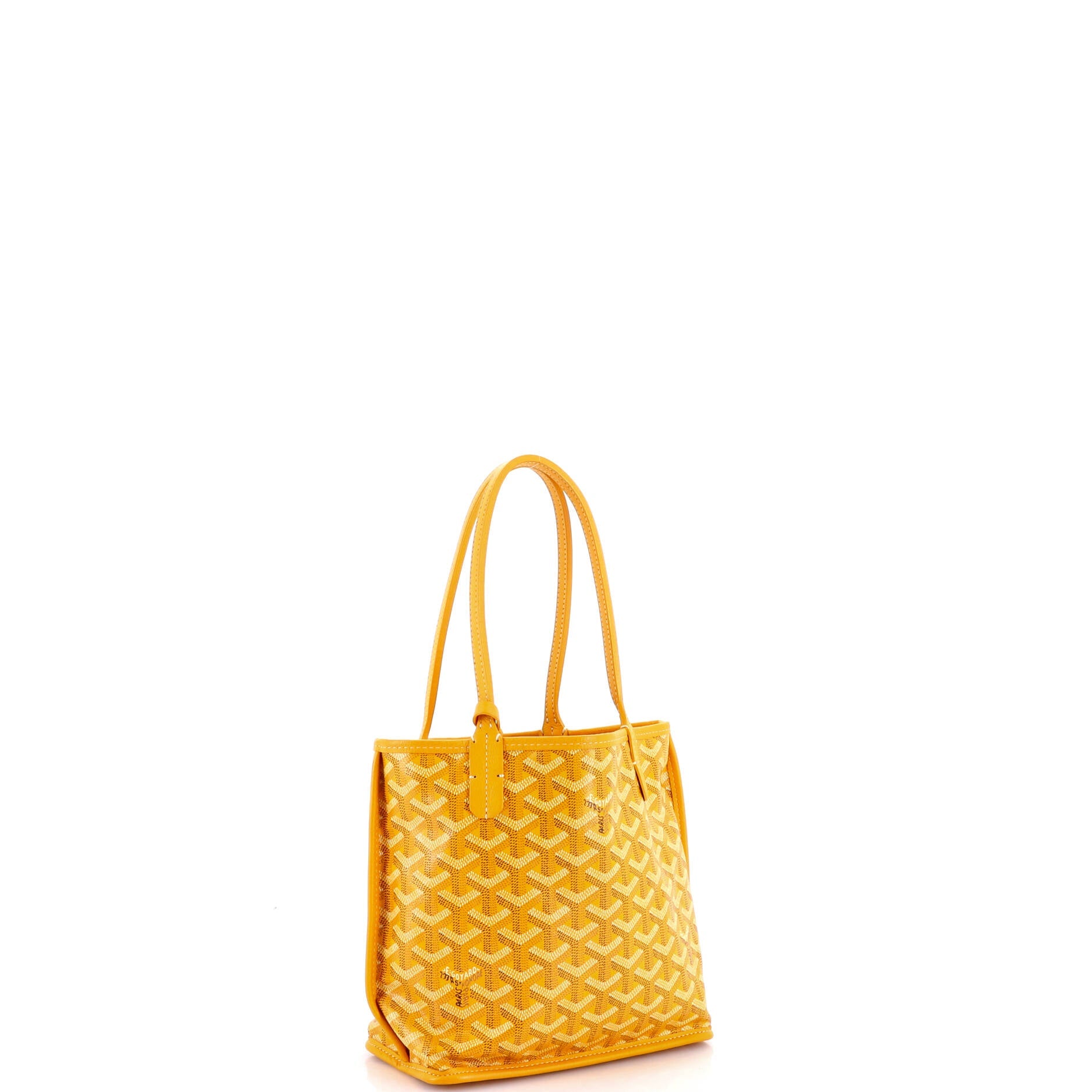 Anjou Reversible Tote Coated Canvas Mini