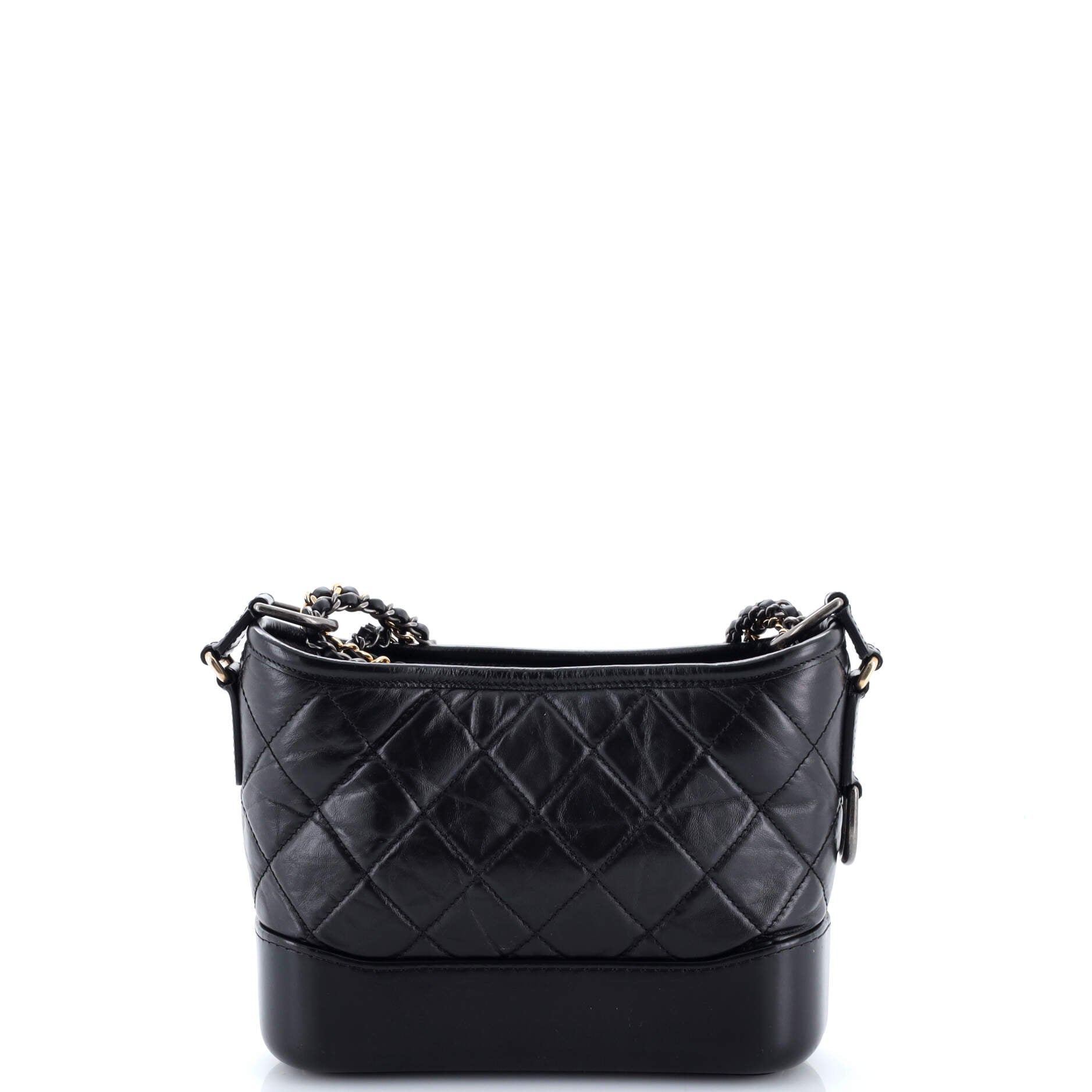 Gabrielle Hobo Quilted Aged Calfskin Small