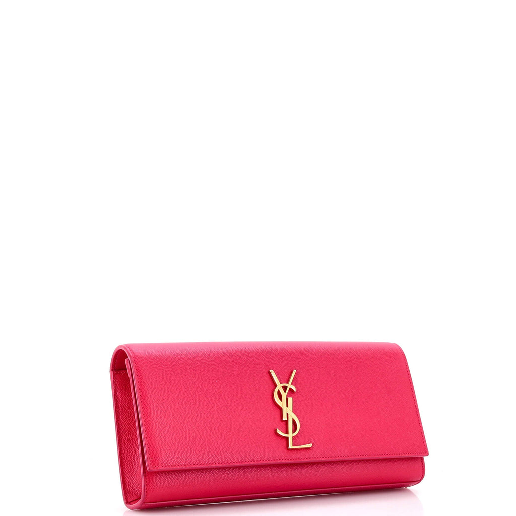 Classic Monogram Clutch Leather Long