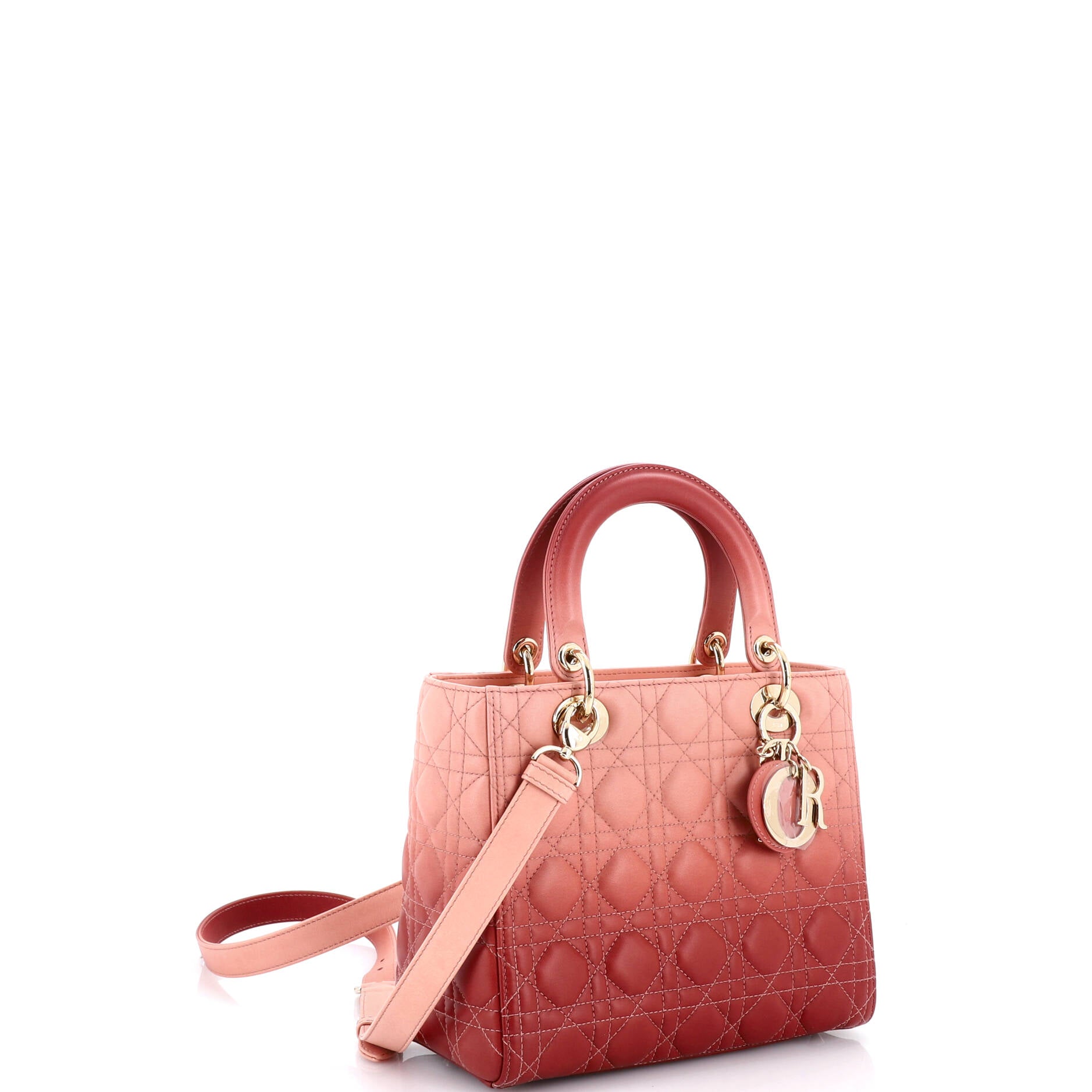 Lady Dior Bag Cannage Quilt Gradient Lambskin Medium