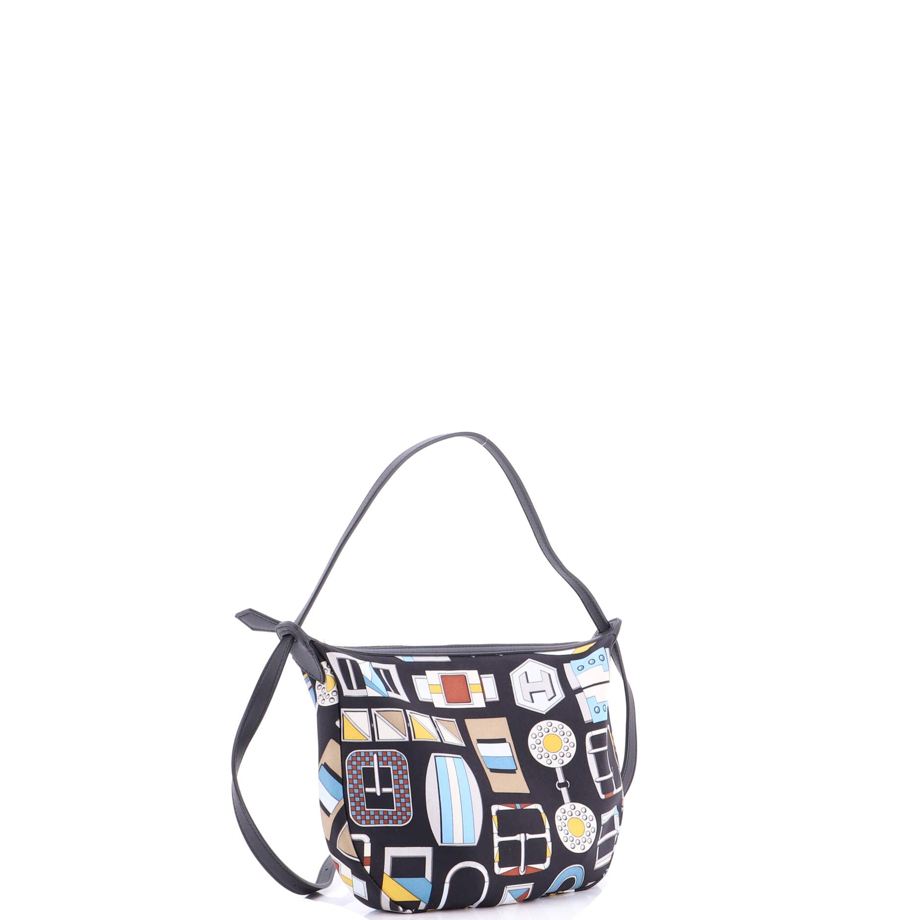 Sursoie To Go Pouch Printed Silk and Leather