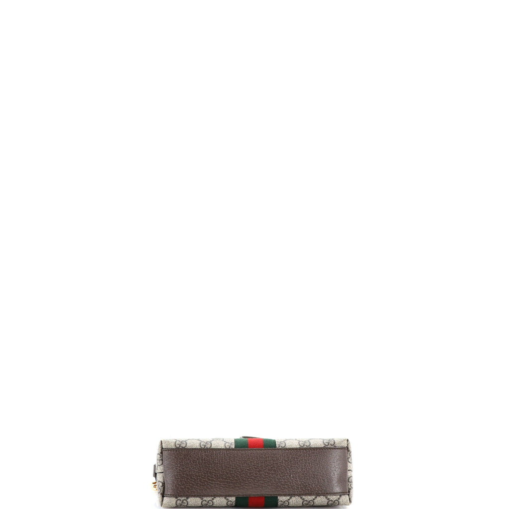 Ophidia Dome Shoulder Bag GG Coated Canvas Small