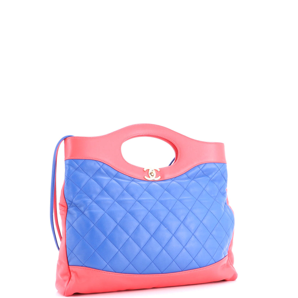 31 Shopping Bag Quilted Lambskin Large