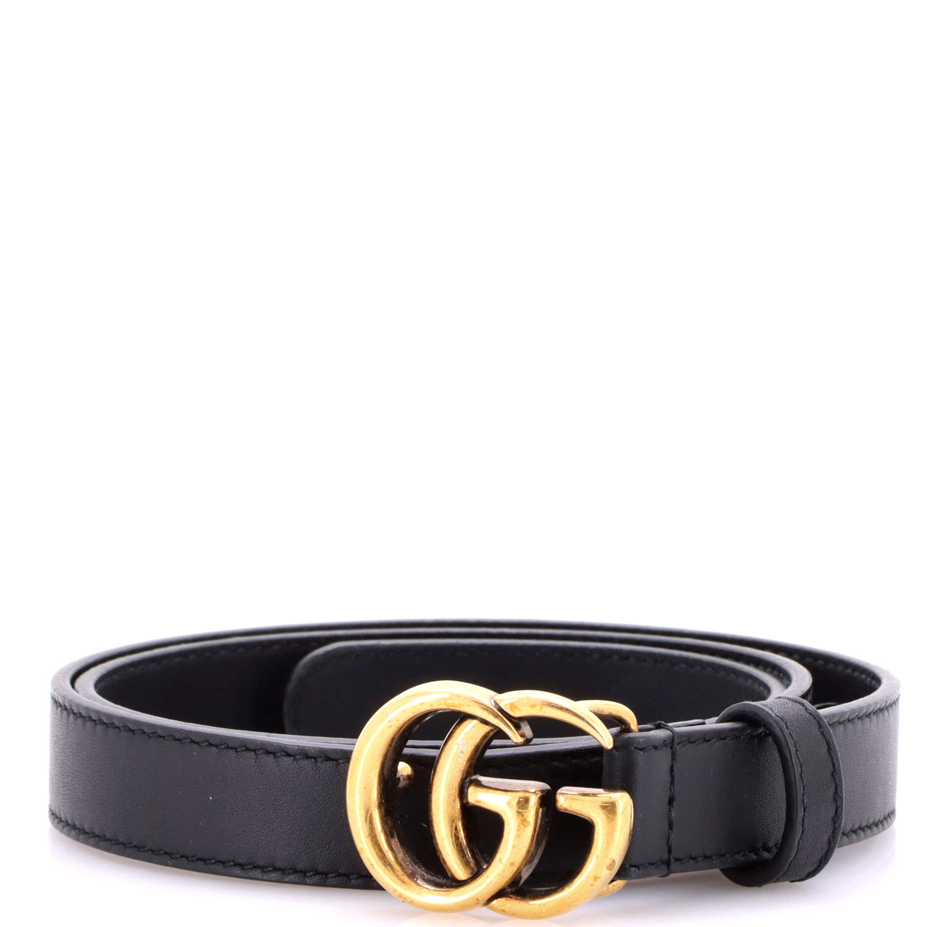 GG Marmont Belt Leather Thin