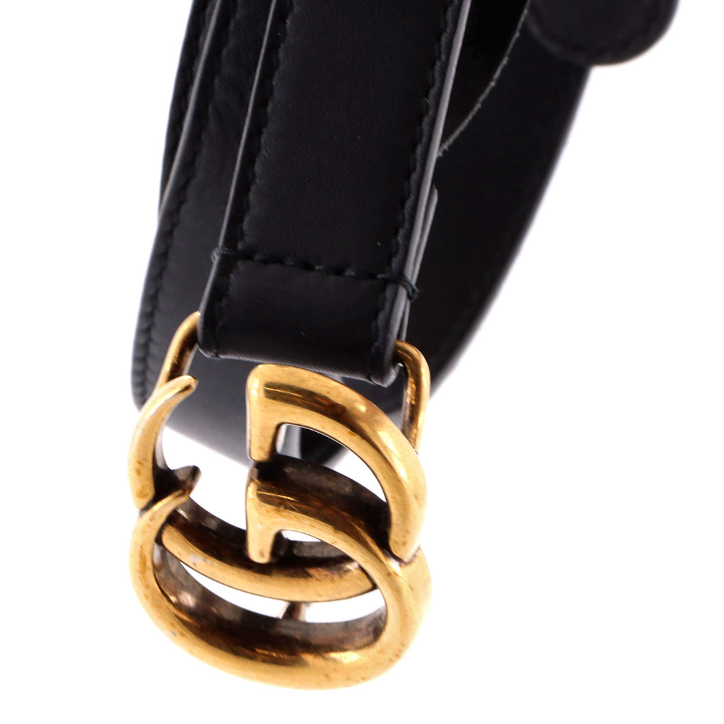 GG Marmont Belt Leather Thin