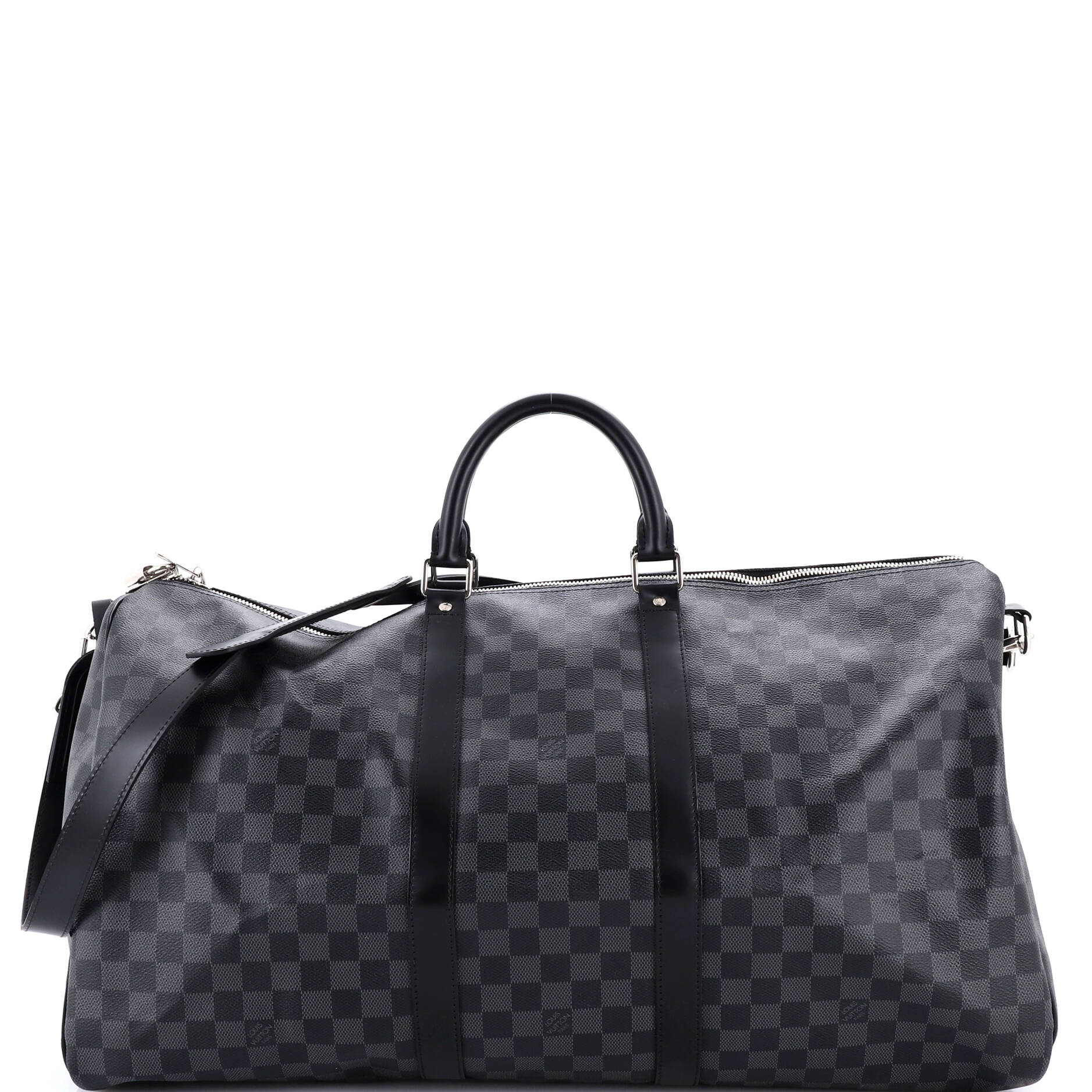 Keepall Bandouliere Bag Damier Graphite 55