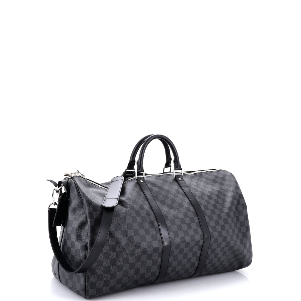 Keepall Bandouliere Bag Damier Graphite 55