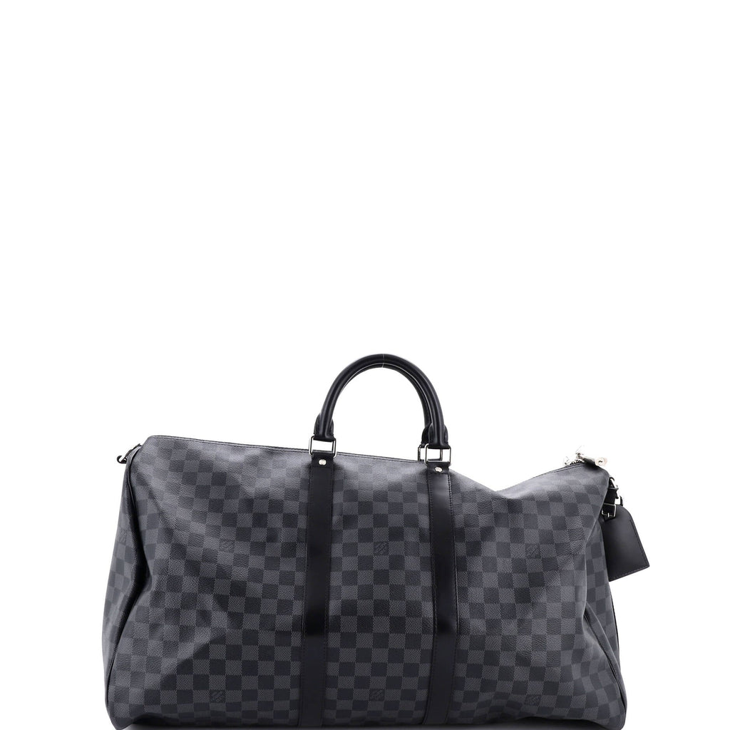 Keepall Bandouliere Bag Damier Graphite 55