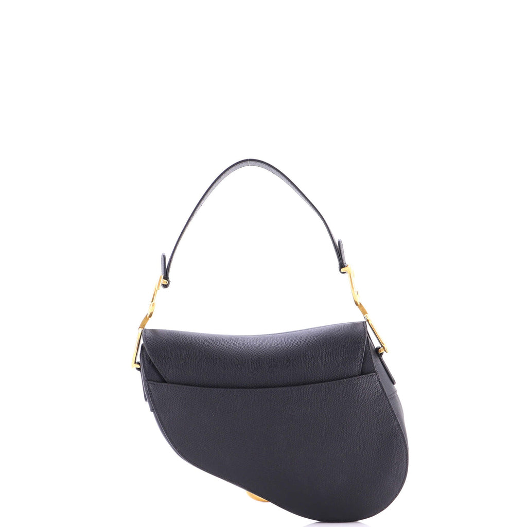 Saddle Handbag Leather Medium