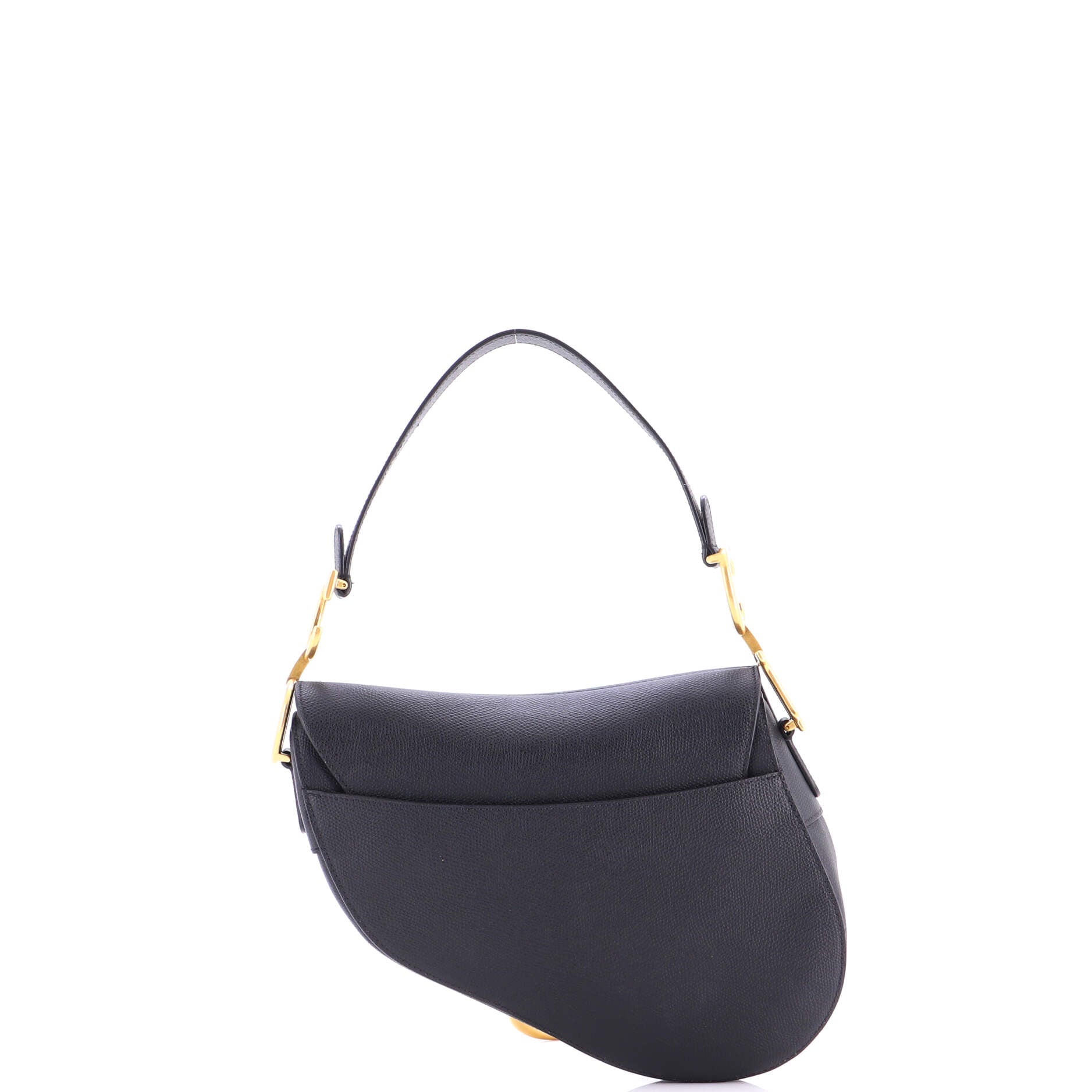 Saddle Handbag Leather Medium