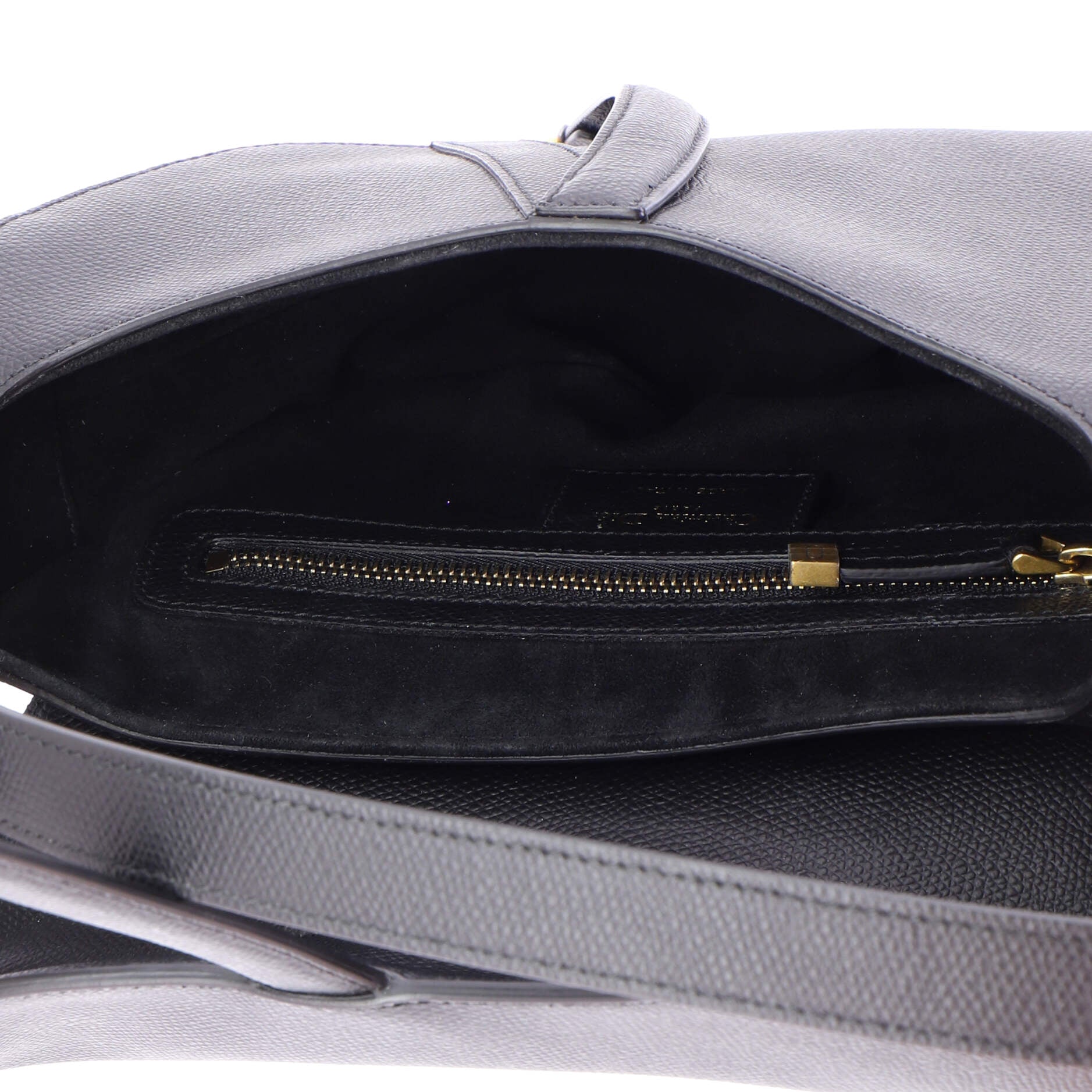 Saddle Handbag Leather Medium