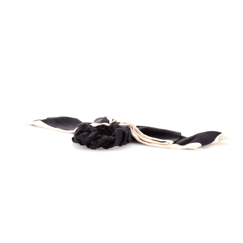 Bow Hair Tie Printed Silk