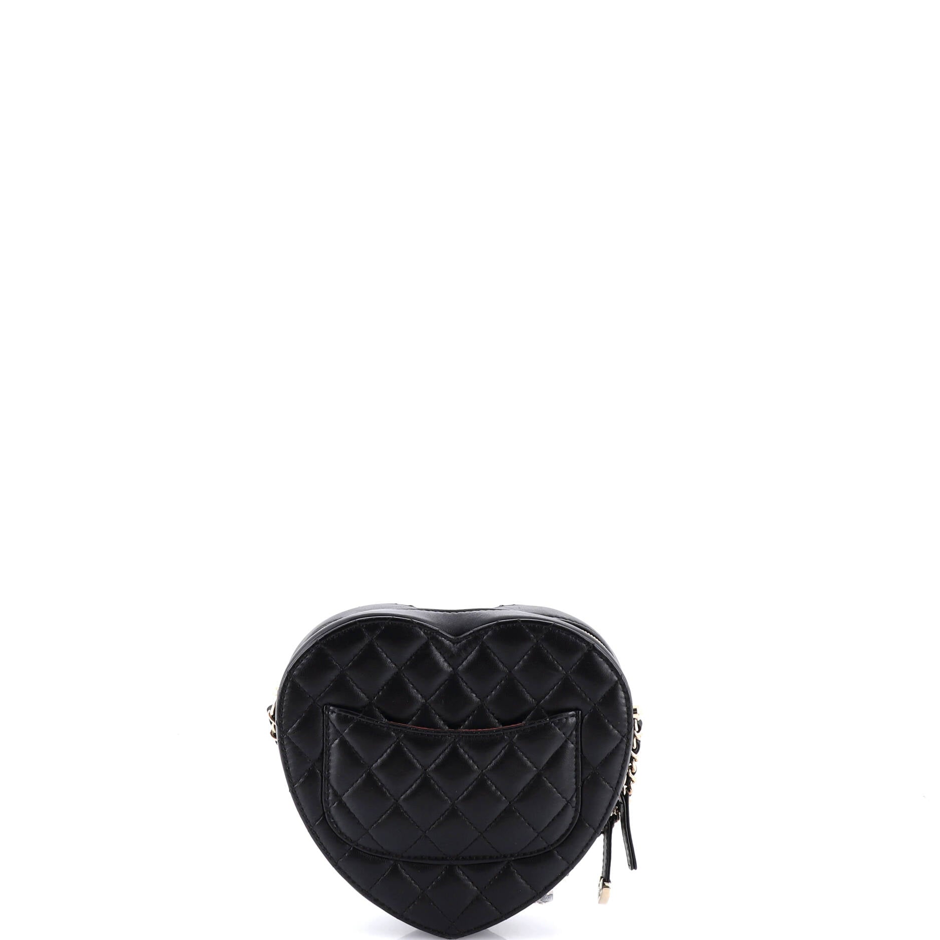 CC in Love Heart Bag Quilted Lambskin